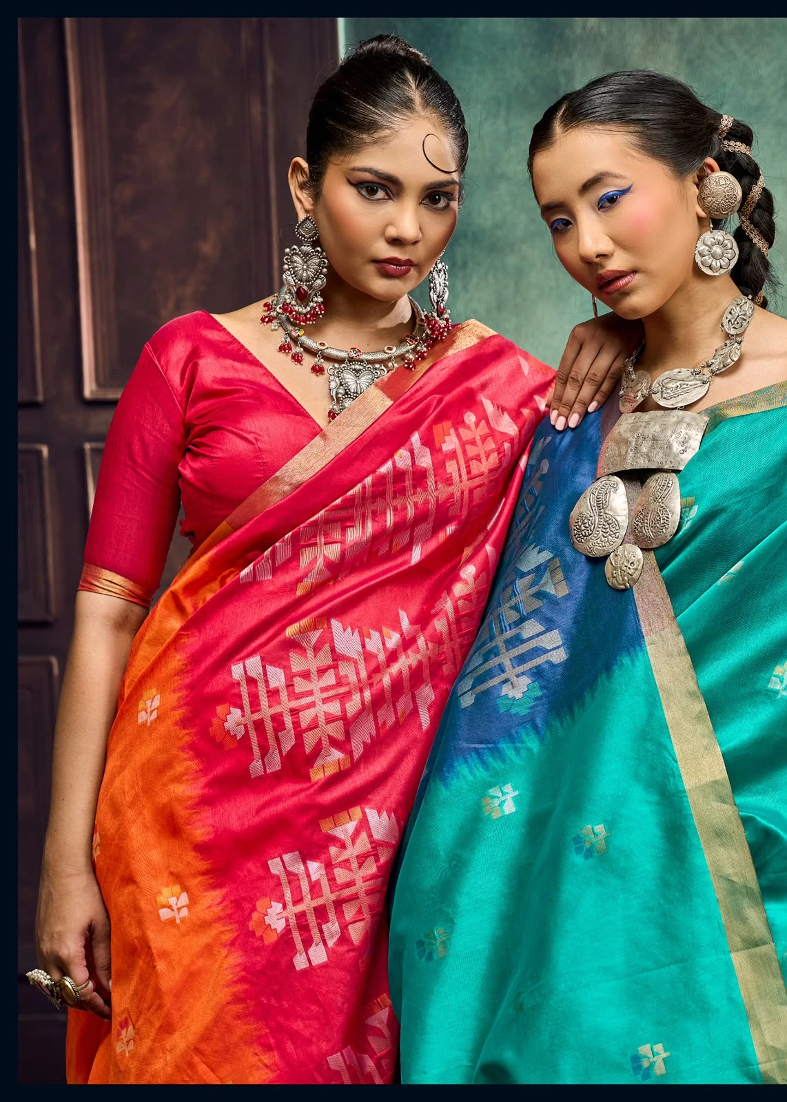 Vinayak Wholesale Rajtex Fabrics Kanoi Paithani Tussar Silk Handloom Saree 11