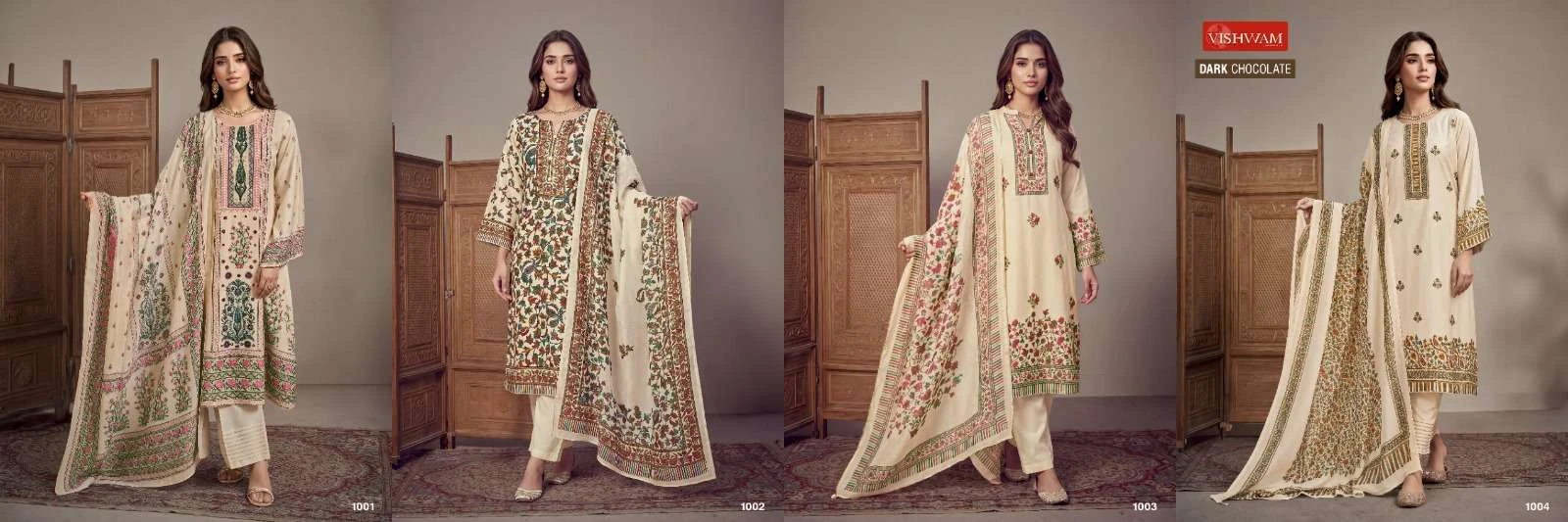 Vishwam Fabric Dark Chocolate Vol 1 6