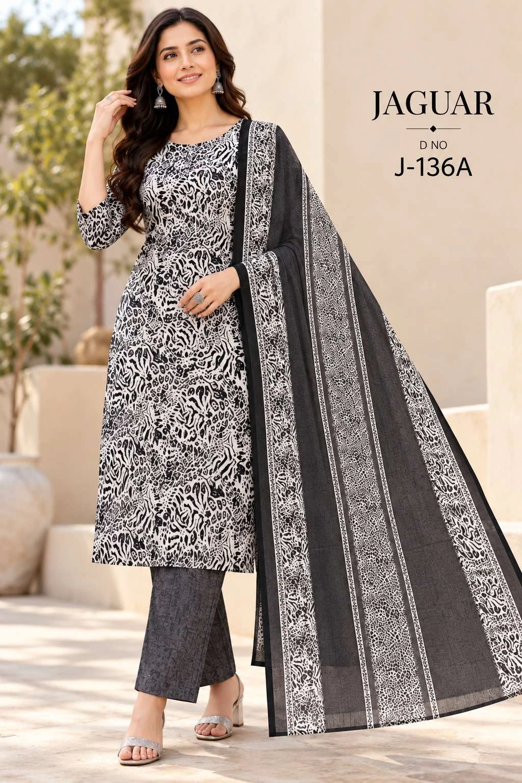 Vishwam Fabric Jaguar D No J 136 1