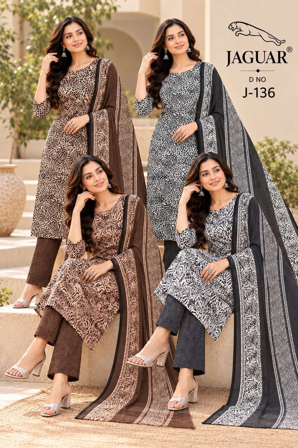 Vishwam Fabric Jaguar D No J 136 6