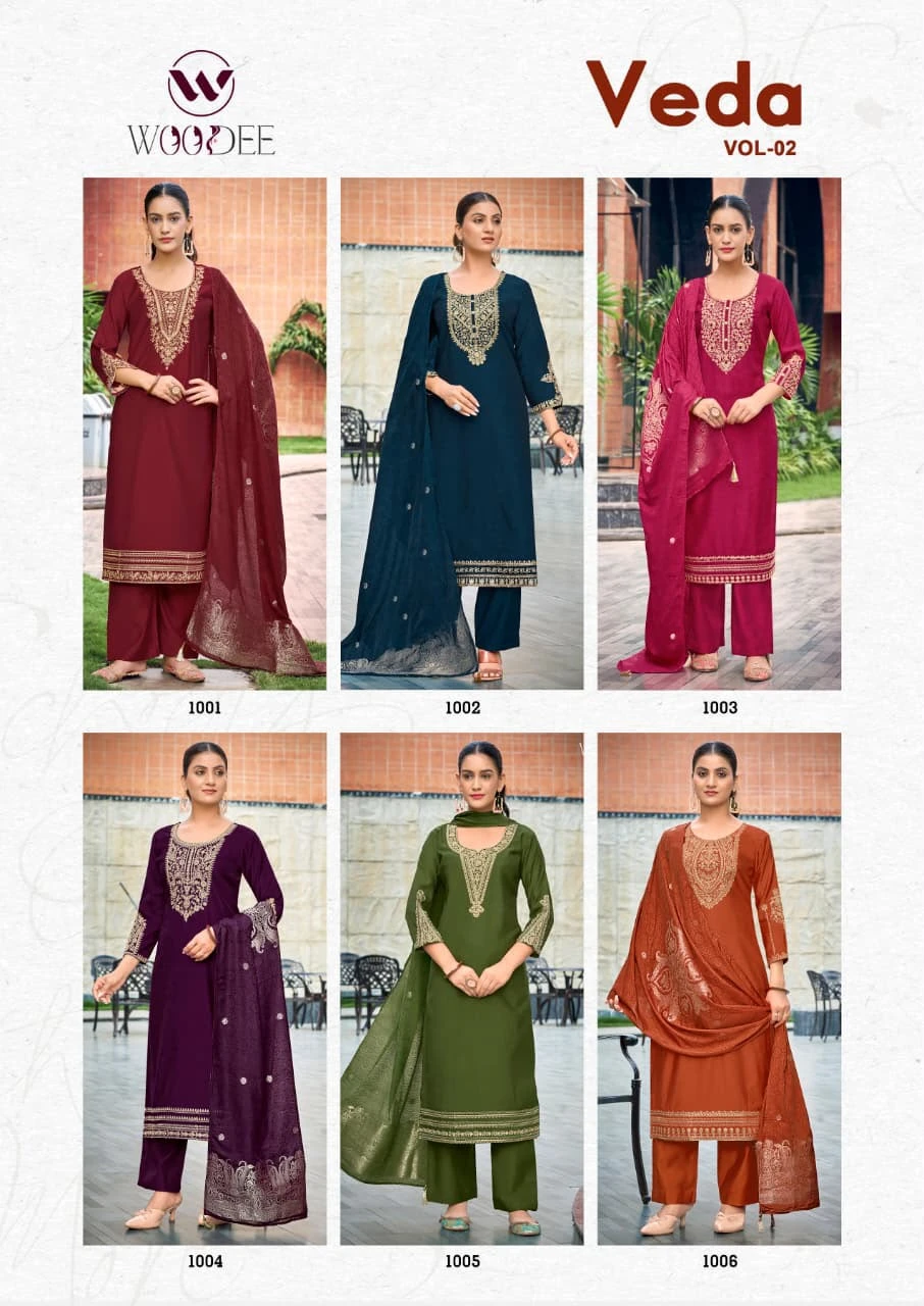 Woodee Veda Vol-2 Raedymade Suit Collection 9