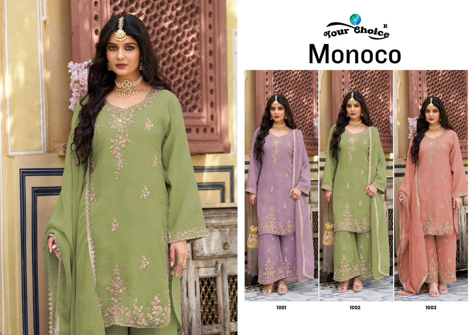 Your Choice Monoco Partwear Readymade Suit With Dupatta 5