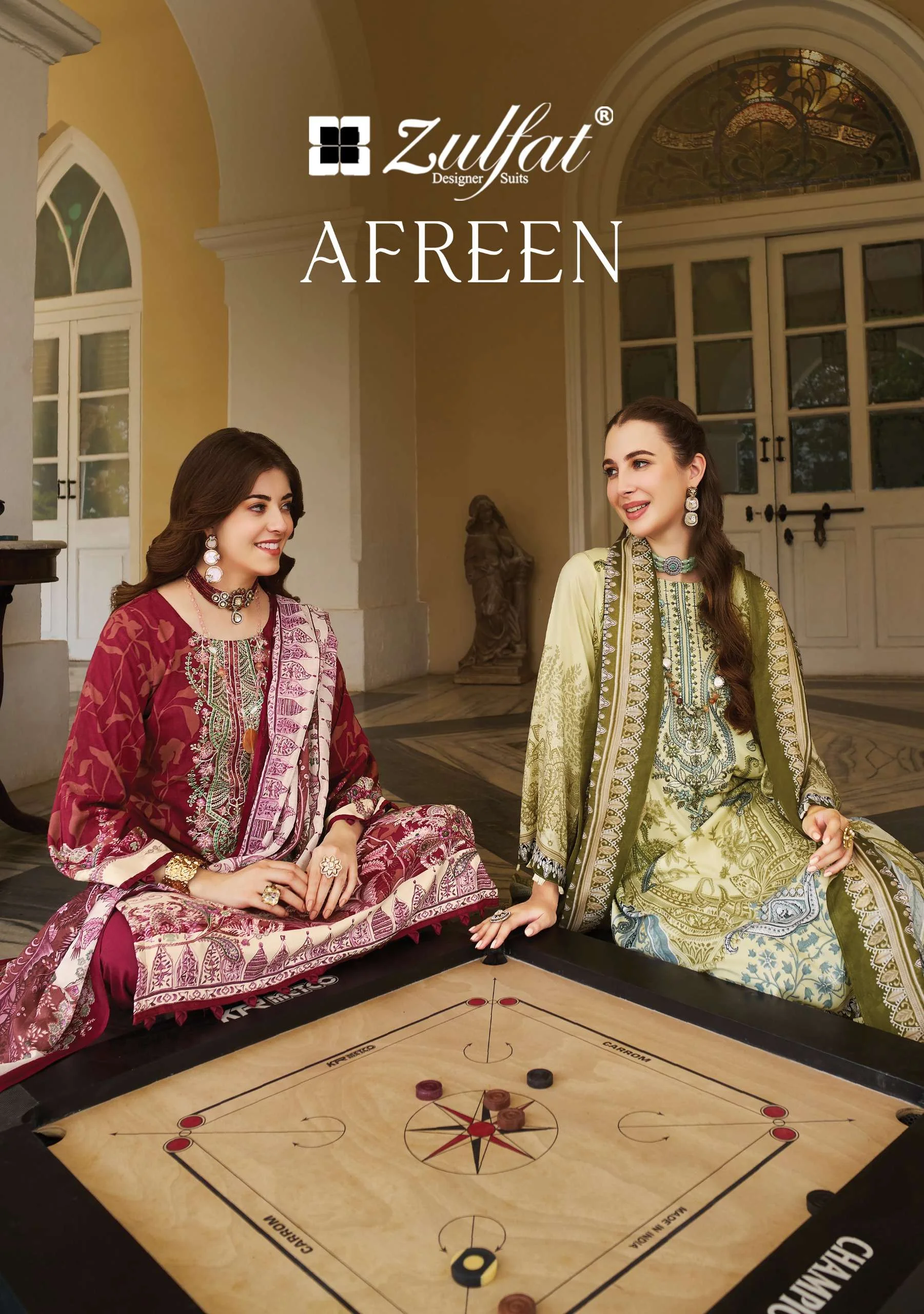 Zulfat Designer Suits Afreen
