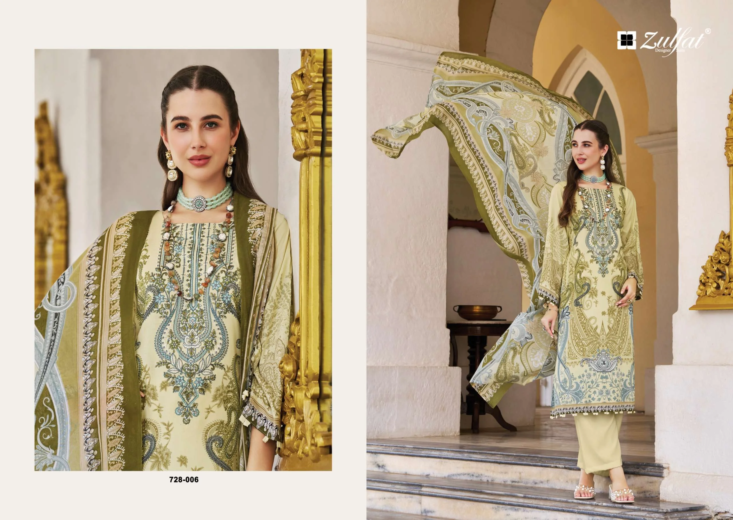 Zulfat Designer Suits Afreen 8