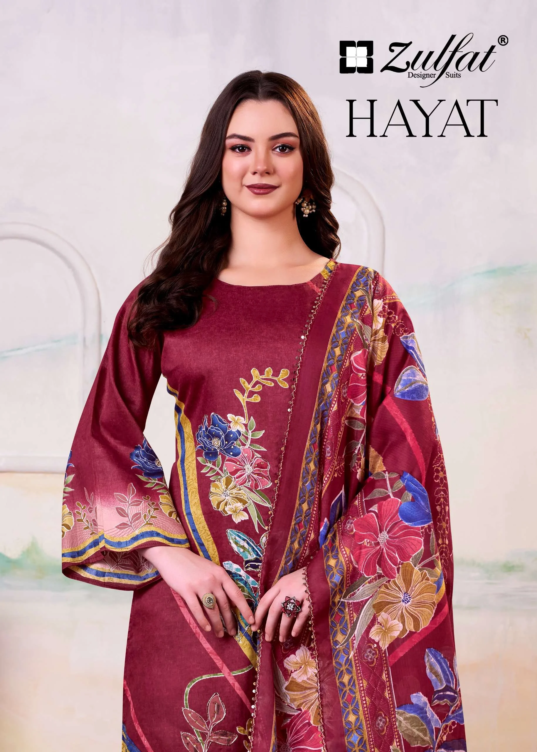 Zulfat Designer Suits Hayat 1