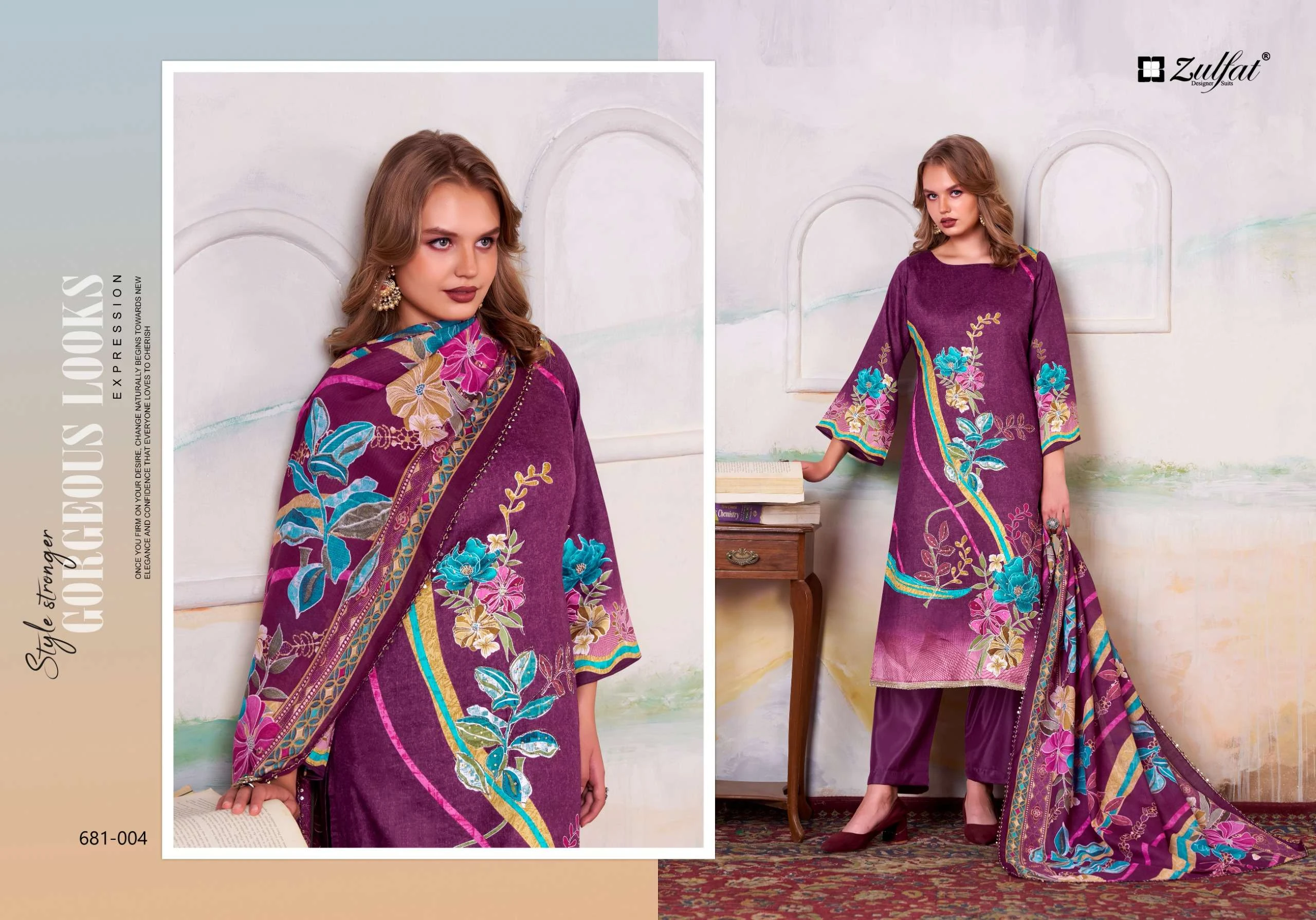 Zulfat Designer Suits Hayat 5