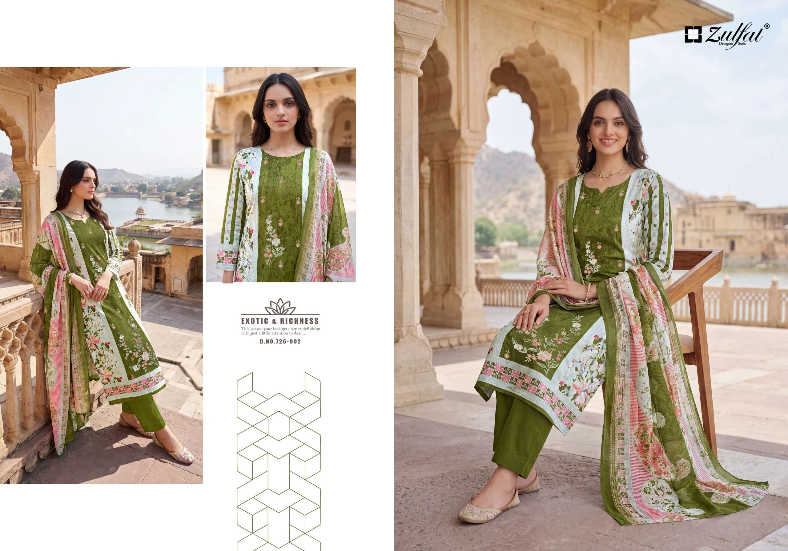 Zulfat Designer Suits Humraaz 3