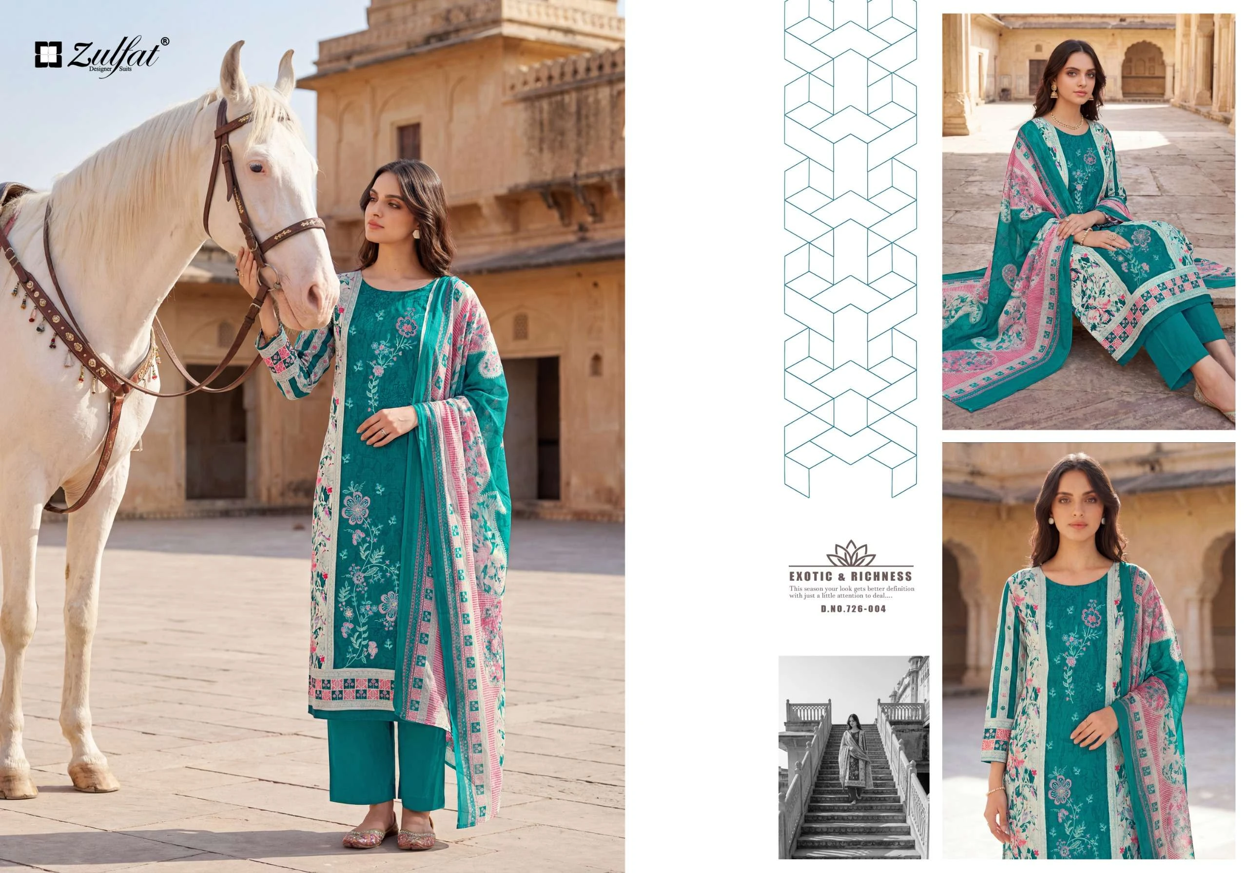 Zulfat Designer Suits Humraaz 5