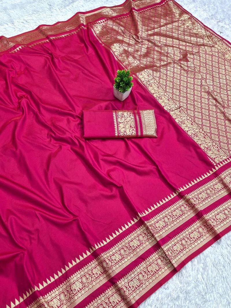 Aab Narayan Pet Vol 1 Soft Silk Zari Weaving Saree Collection 13