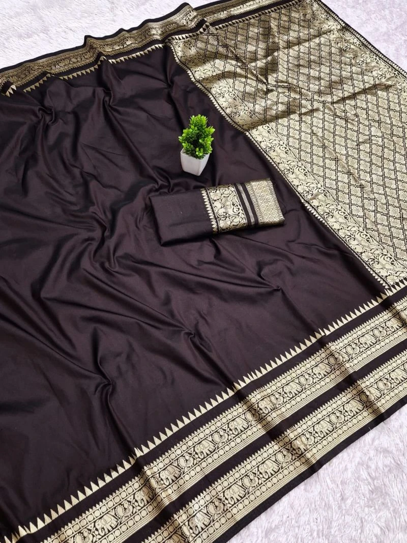 Aab Narayan Pet Vol 1 Soft Silk Zari Weaving Saree Collection 5
