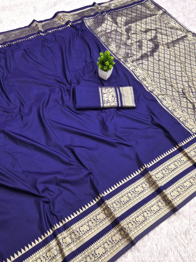 Aab Narayan Pet Vol 1 Soft Silk Zari Weaving Saree Collection 9