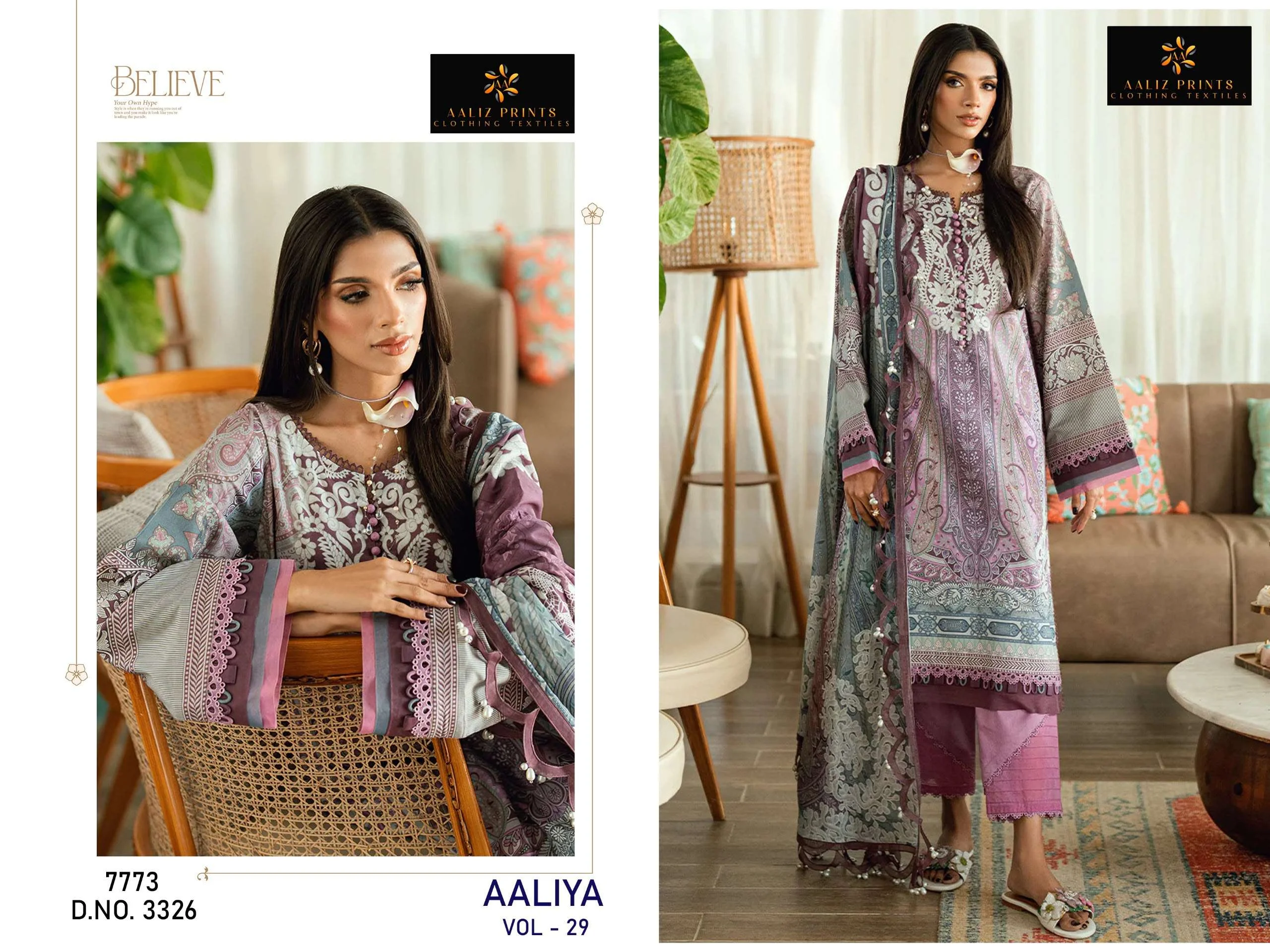 Aaliz Print Aaliya Vol 29 Ready Made Collection - Readymade Dress 1