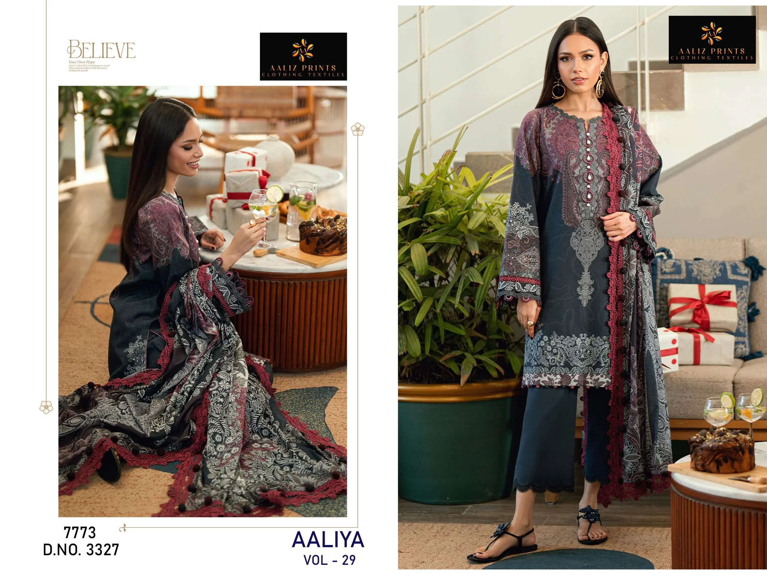 Aaliz Print Aaliya Vol 29 Ready Made Collection - Readymade Dress 4