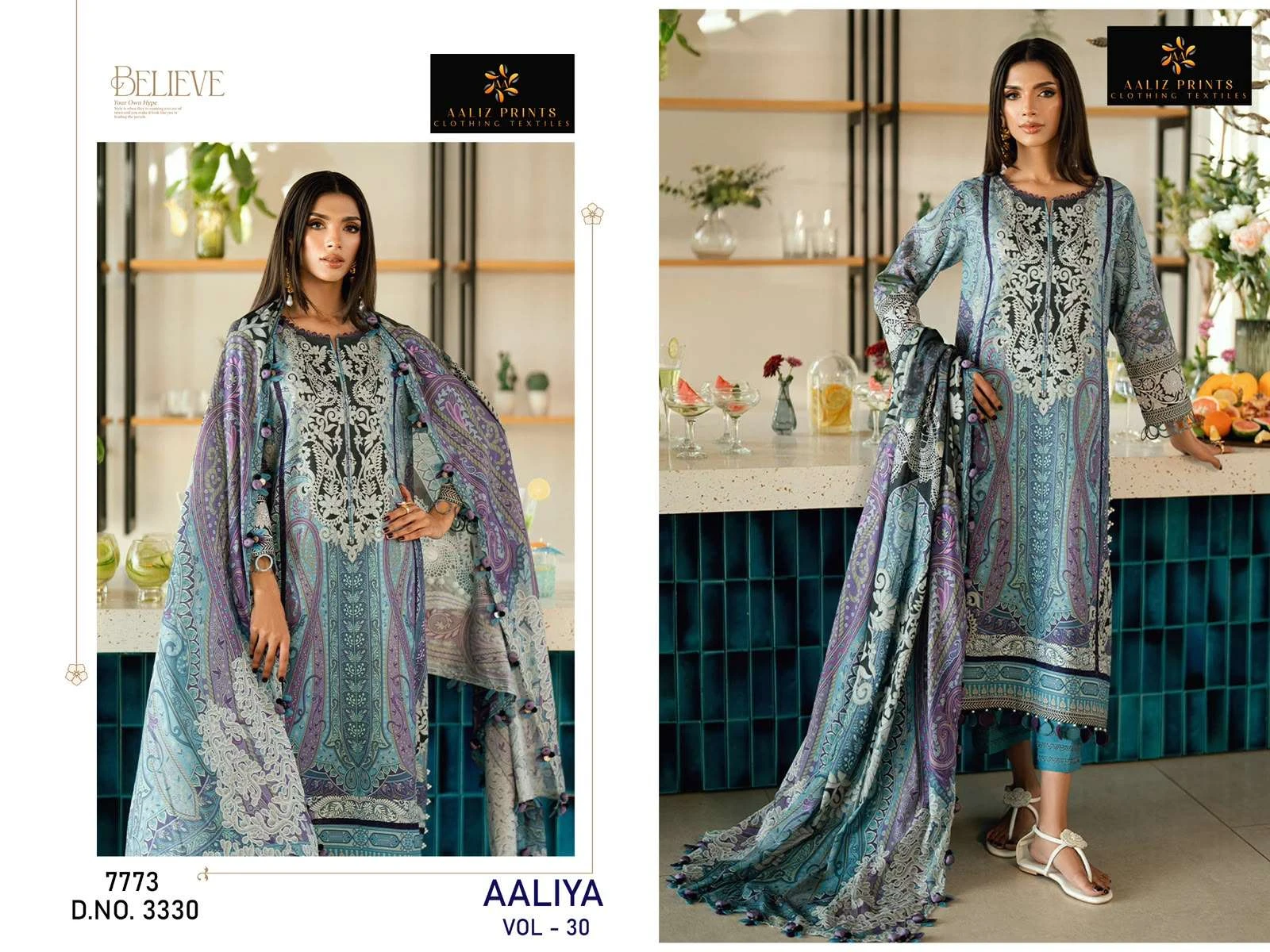 Aaliz Print Aaliya Vol 30 Ready Made Collection - Readymade Dress 2