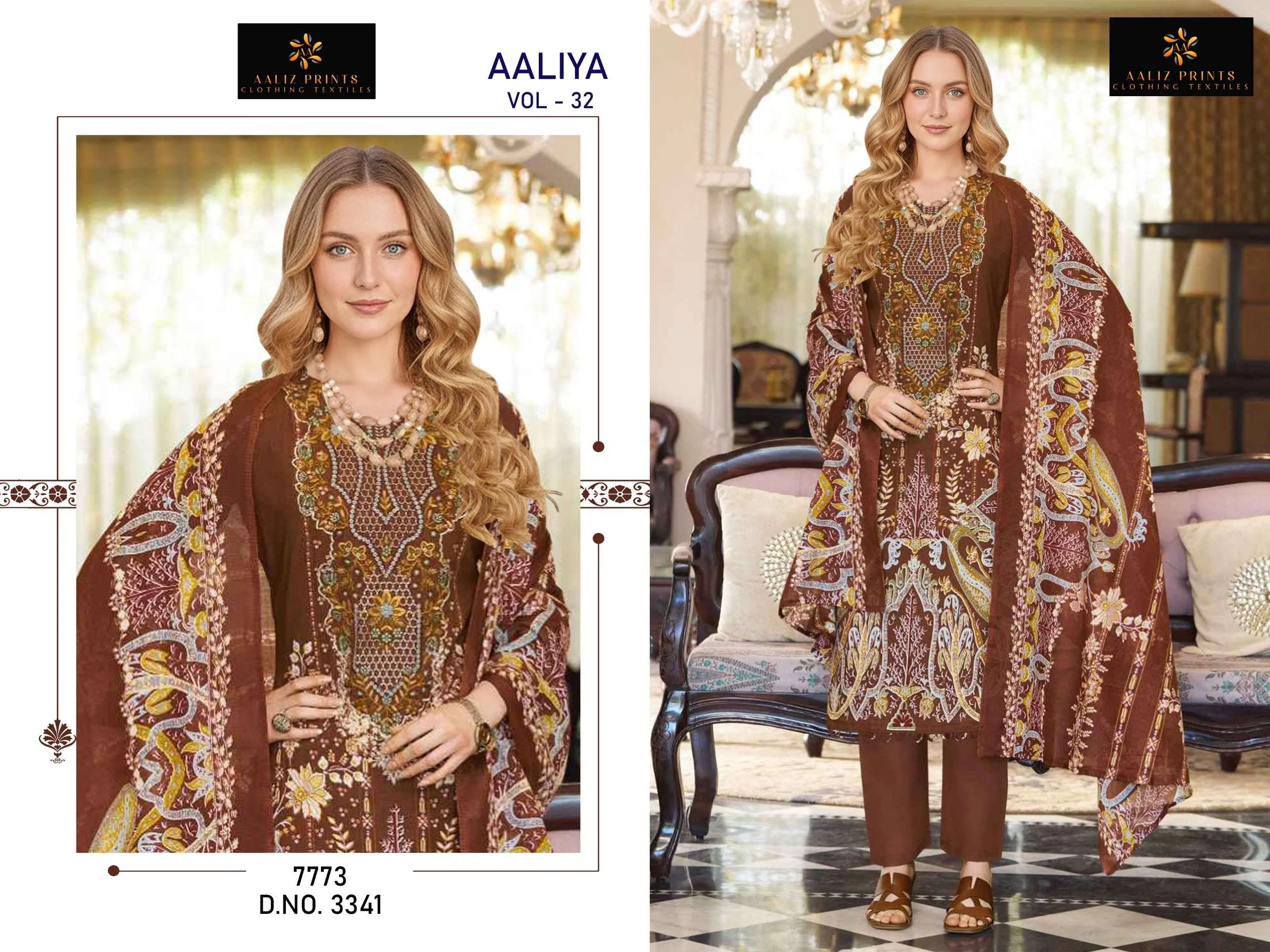Aaliz Print Aaliya Vol 32 Ready Made Collection - Readymade Dress 8