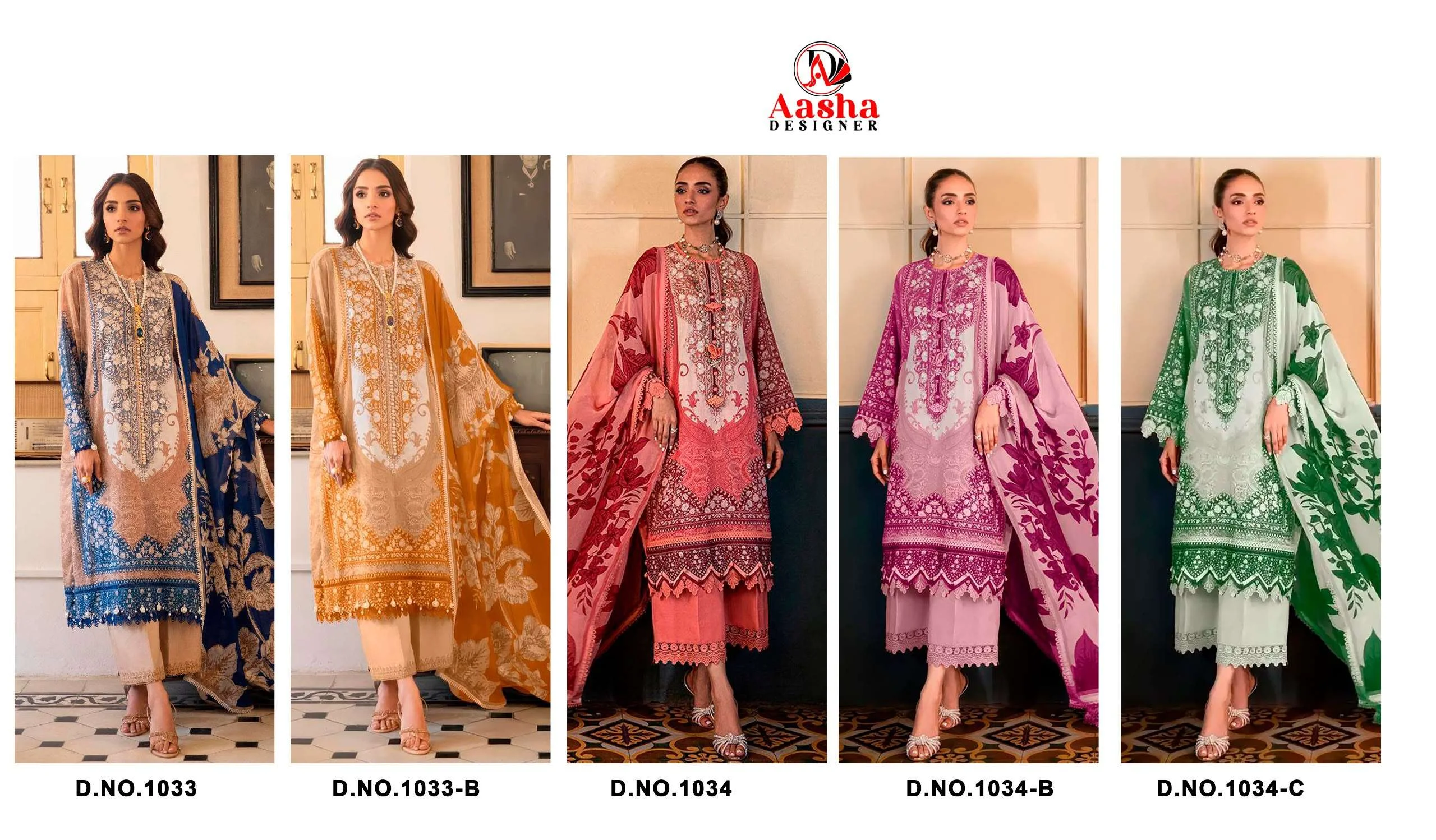 Aasha Designer D No 1034 C 4
