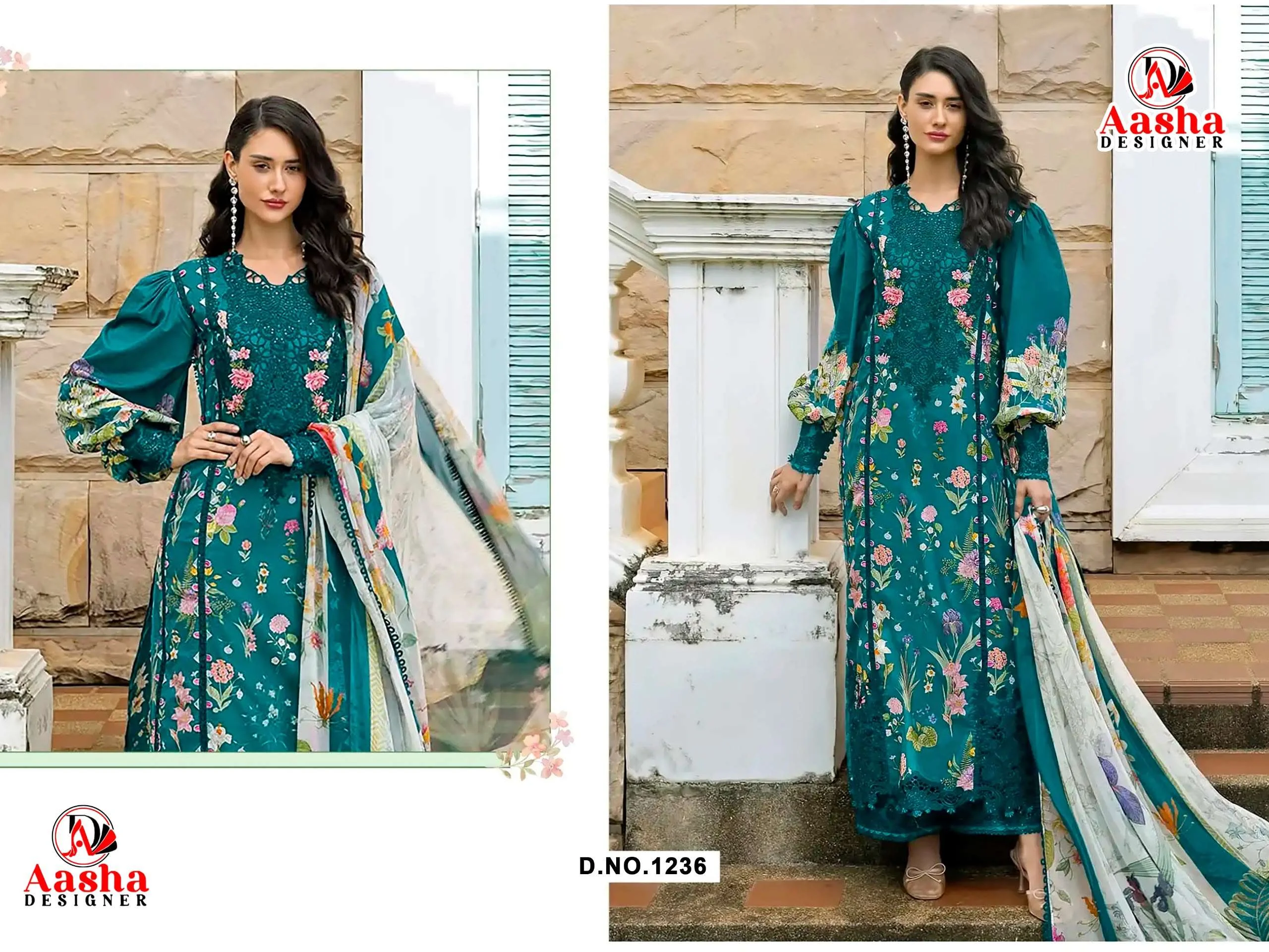 Aasha Designer D No 1235 & 1236 5