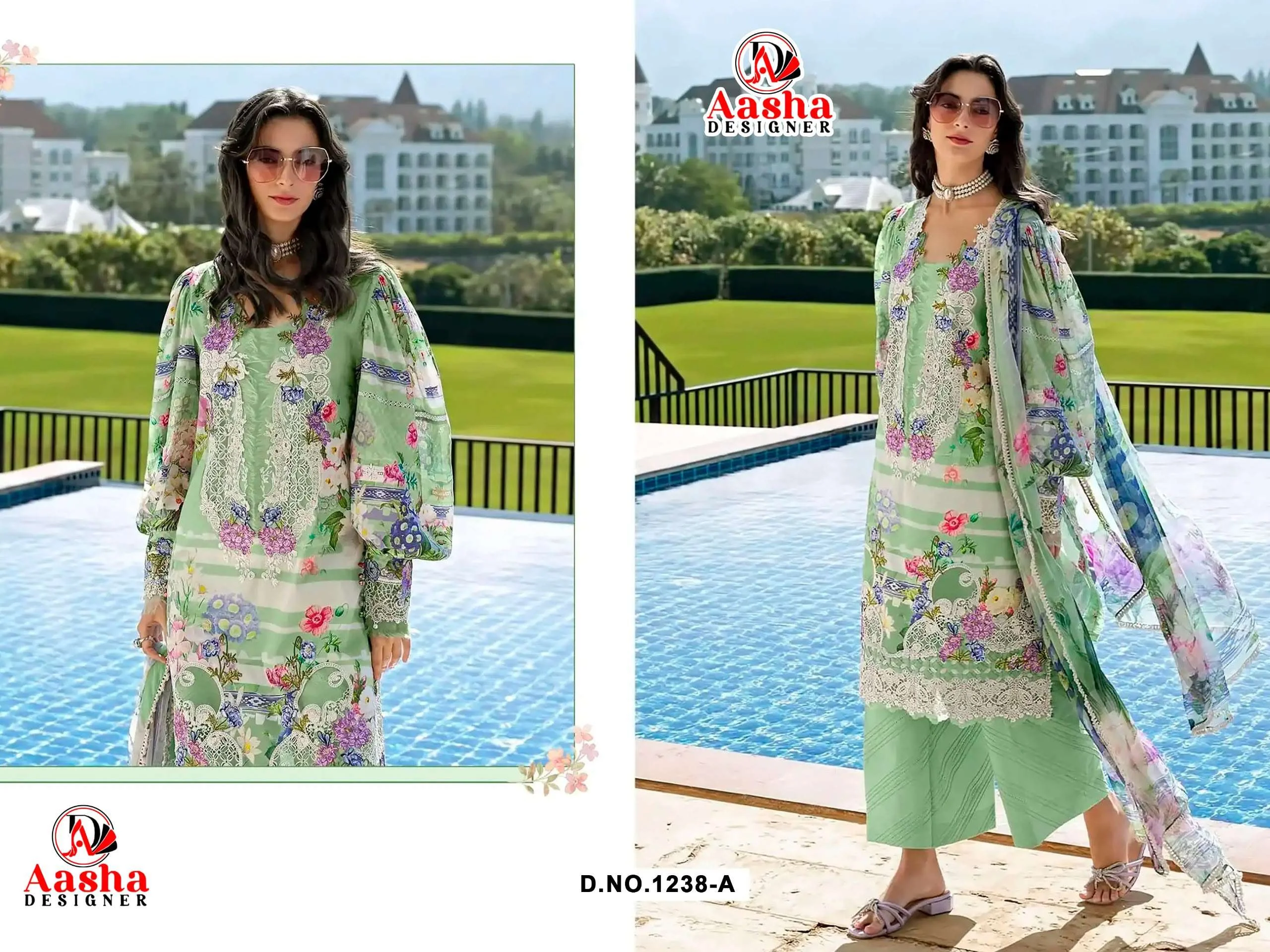 Aasha Designer D No 1238 4