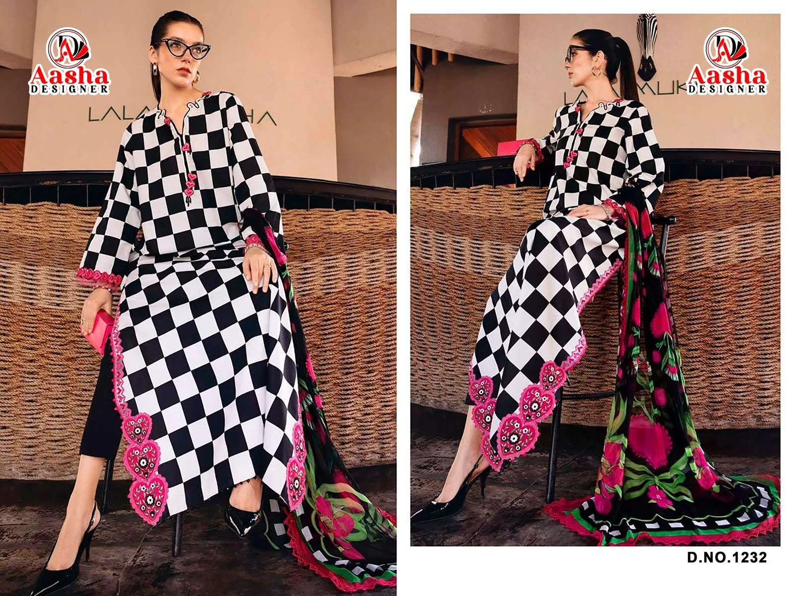 Aasha Designer D No D No 1232 & 1233 1