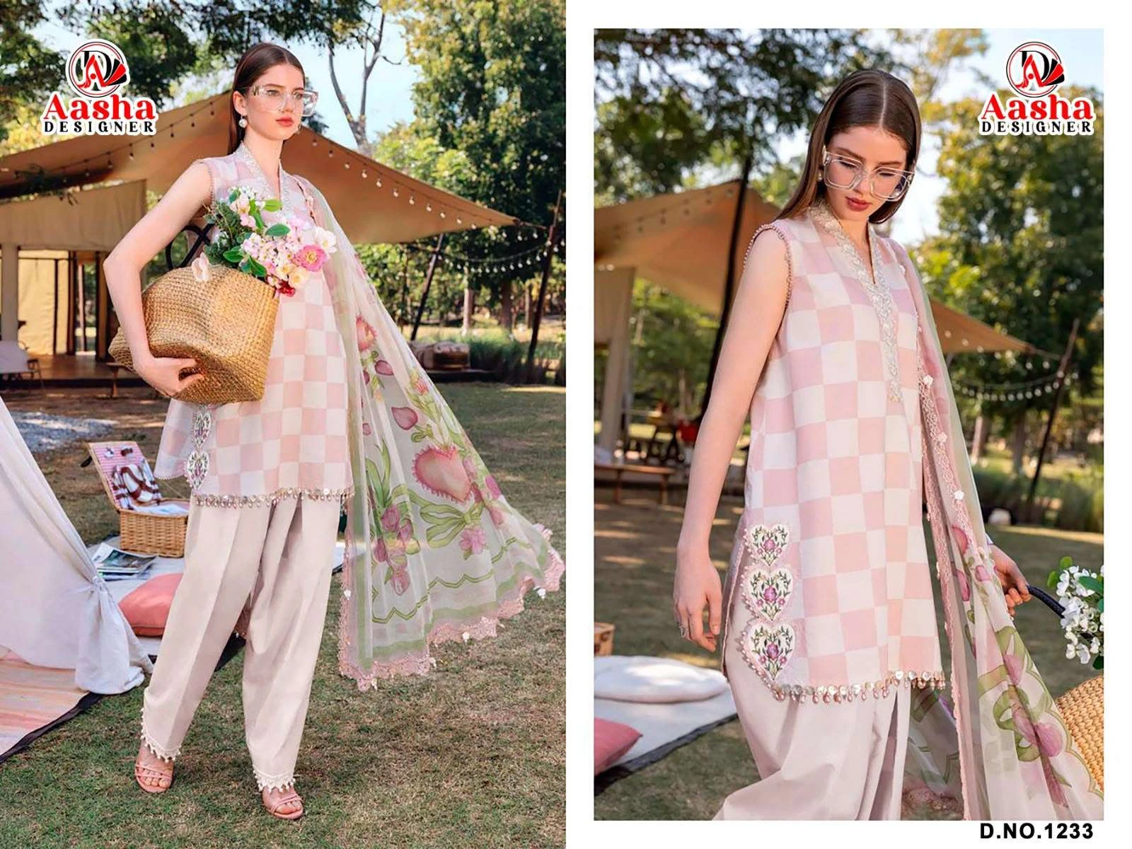 Aasha Designer D No D No 1232 & 1233 2