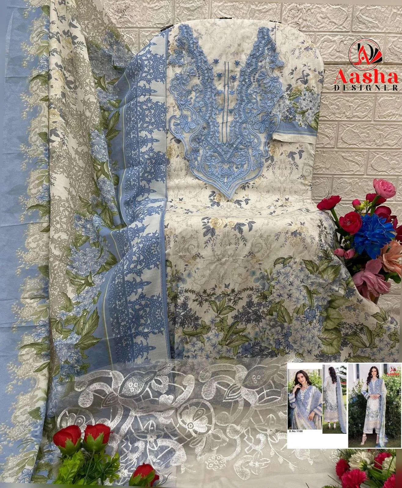 Aasha Designer Design No - 1168 2