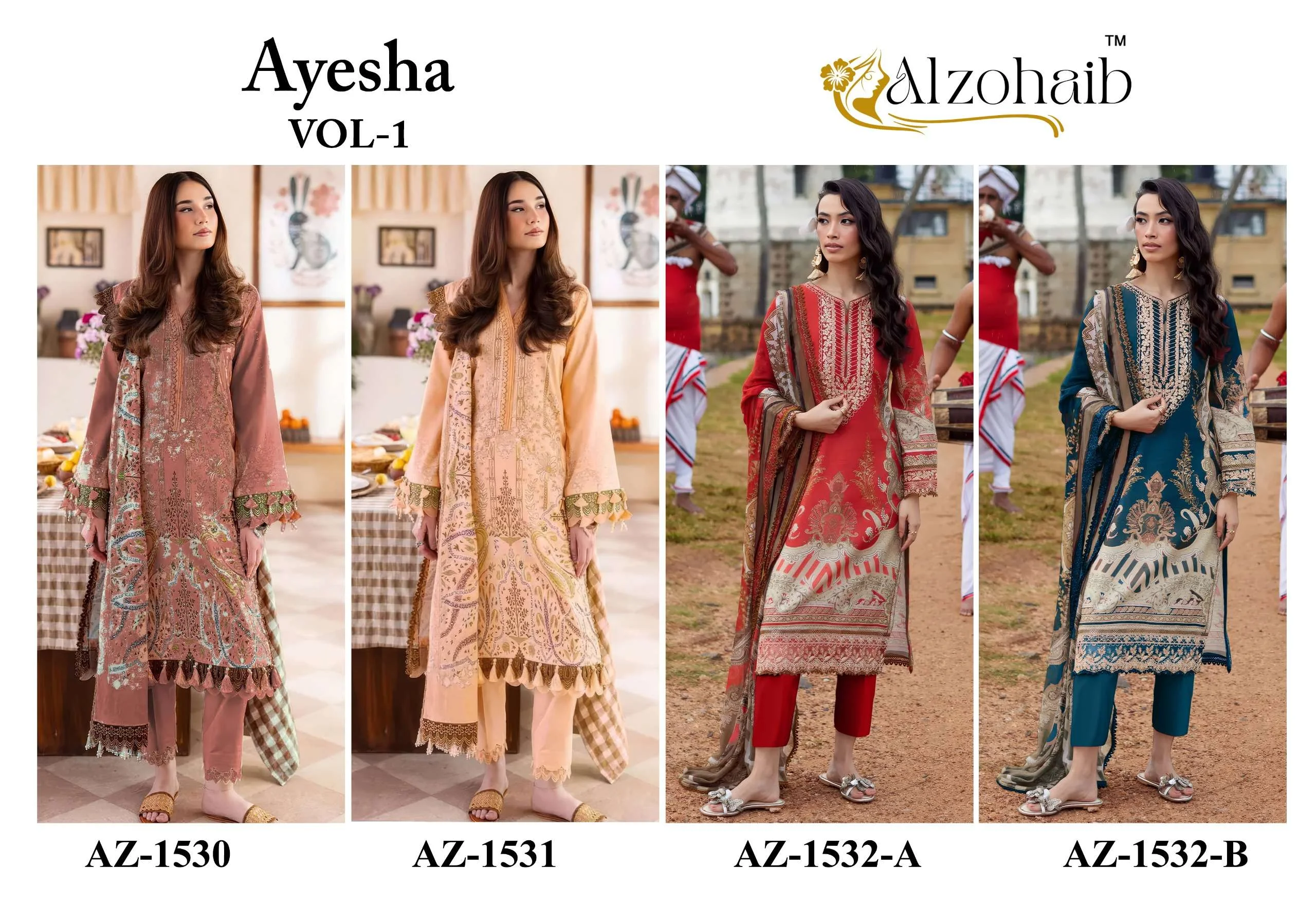 Al Zohaib Ayesha Vol 1 - Readymade Dress 10