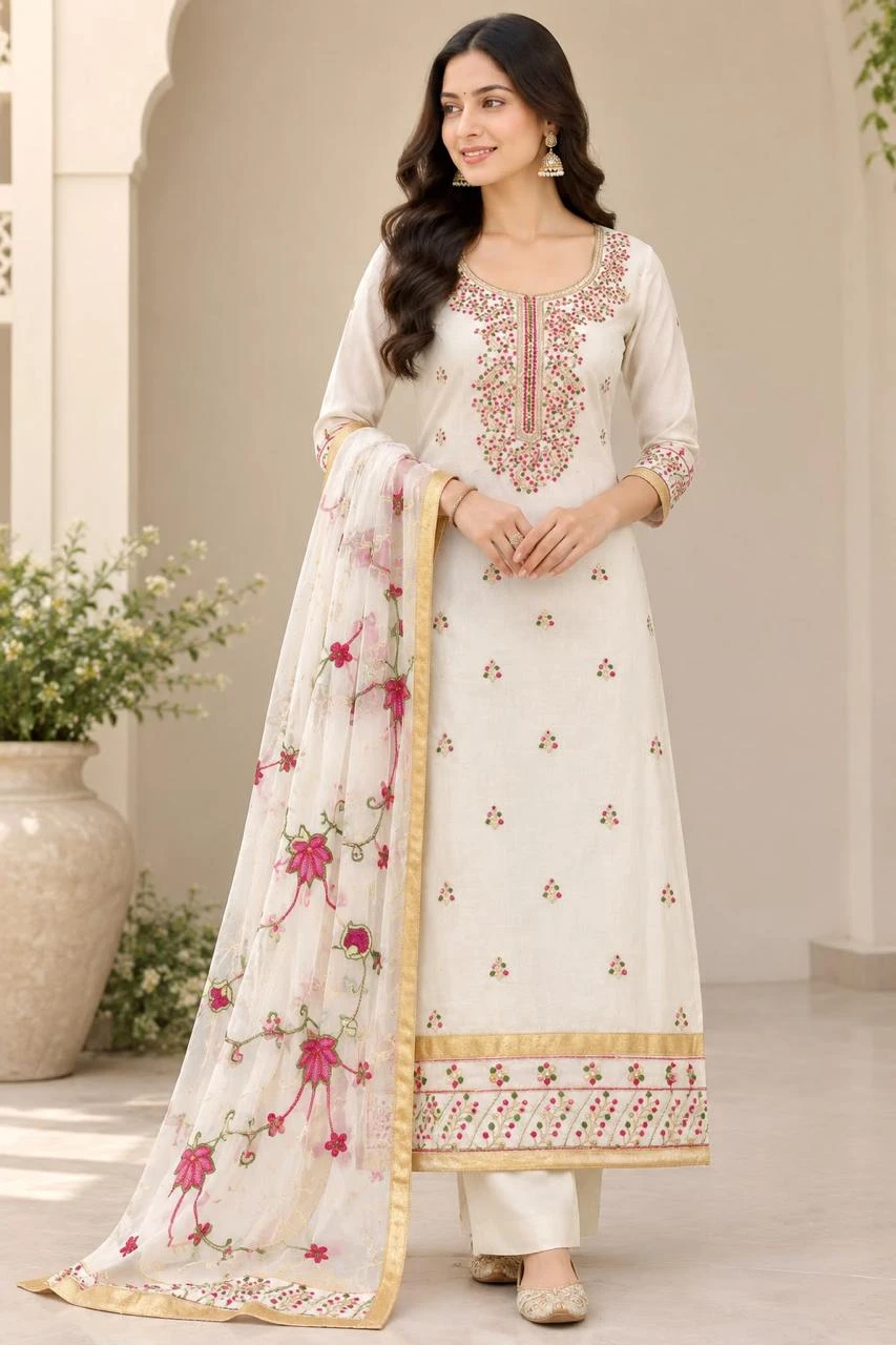 Alisa Sahir Satin Georgette Colorful 6