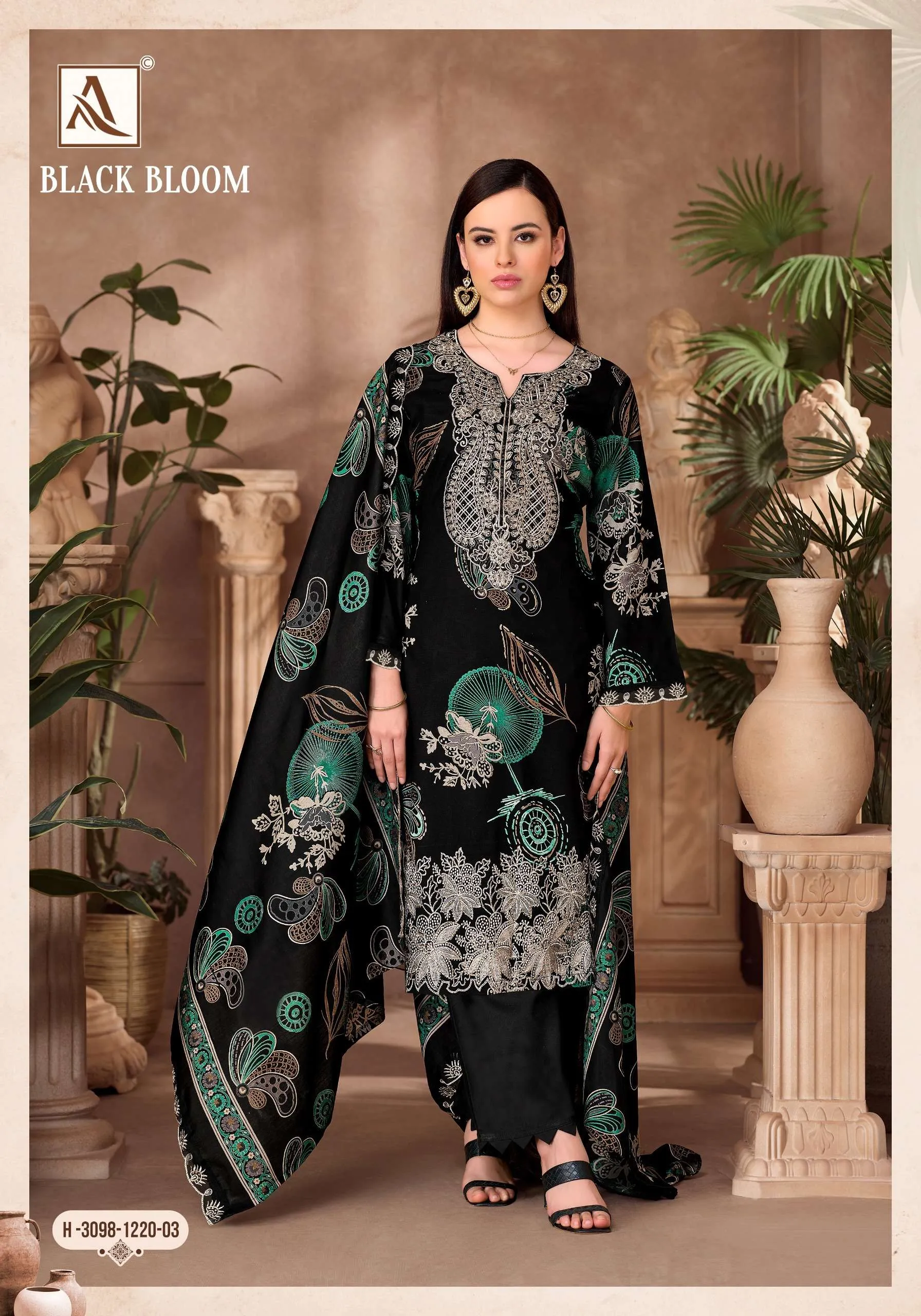 Alok Suits Black Bloom 6