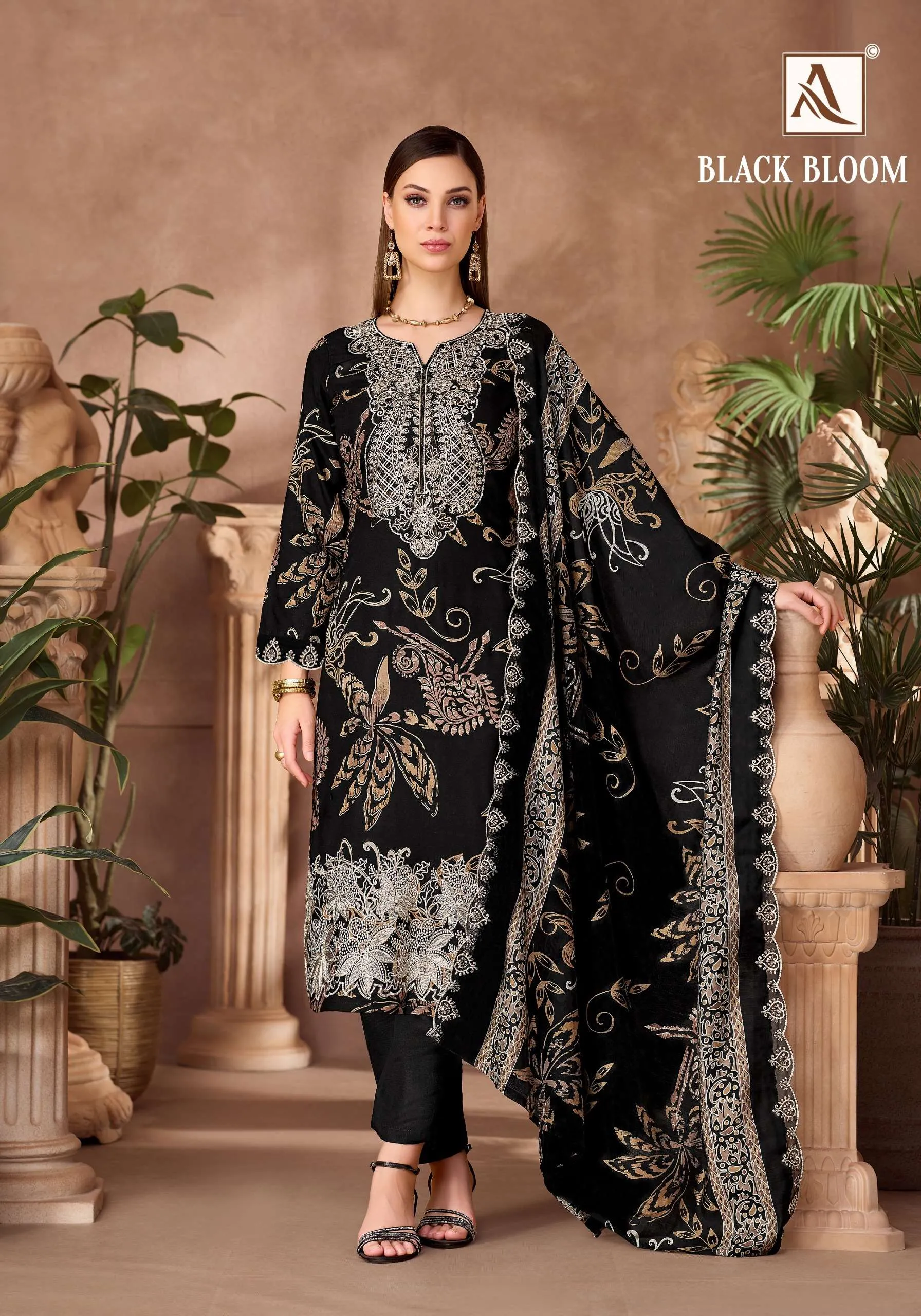 Alok Suits Black Bloom 7