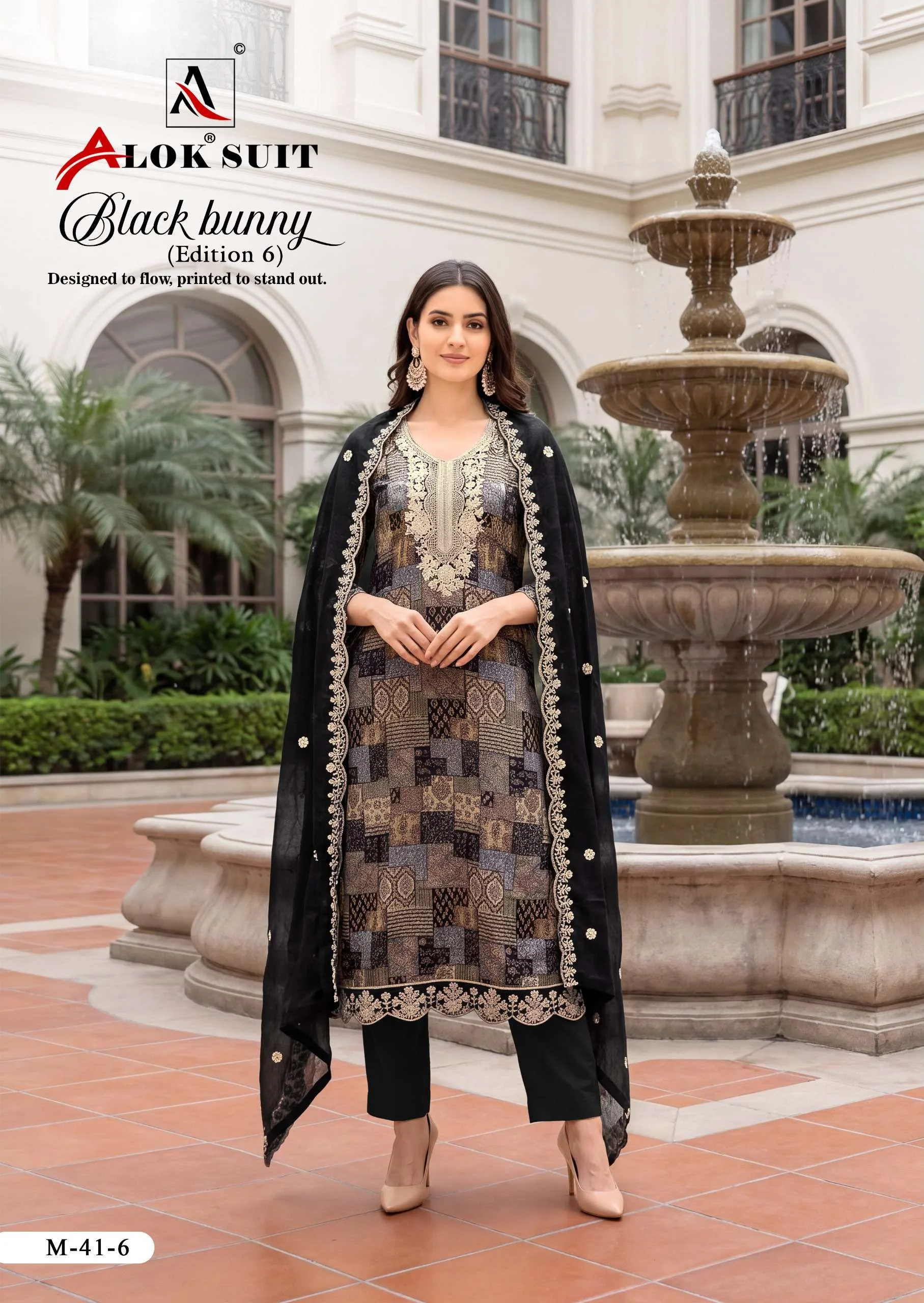 Alok Suits Black Bunny Edition 6 7