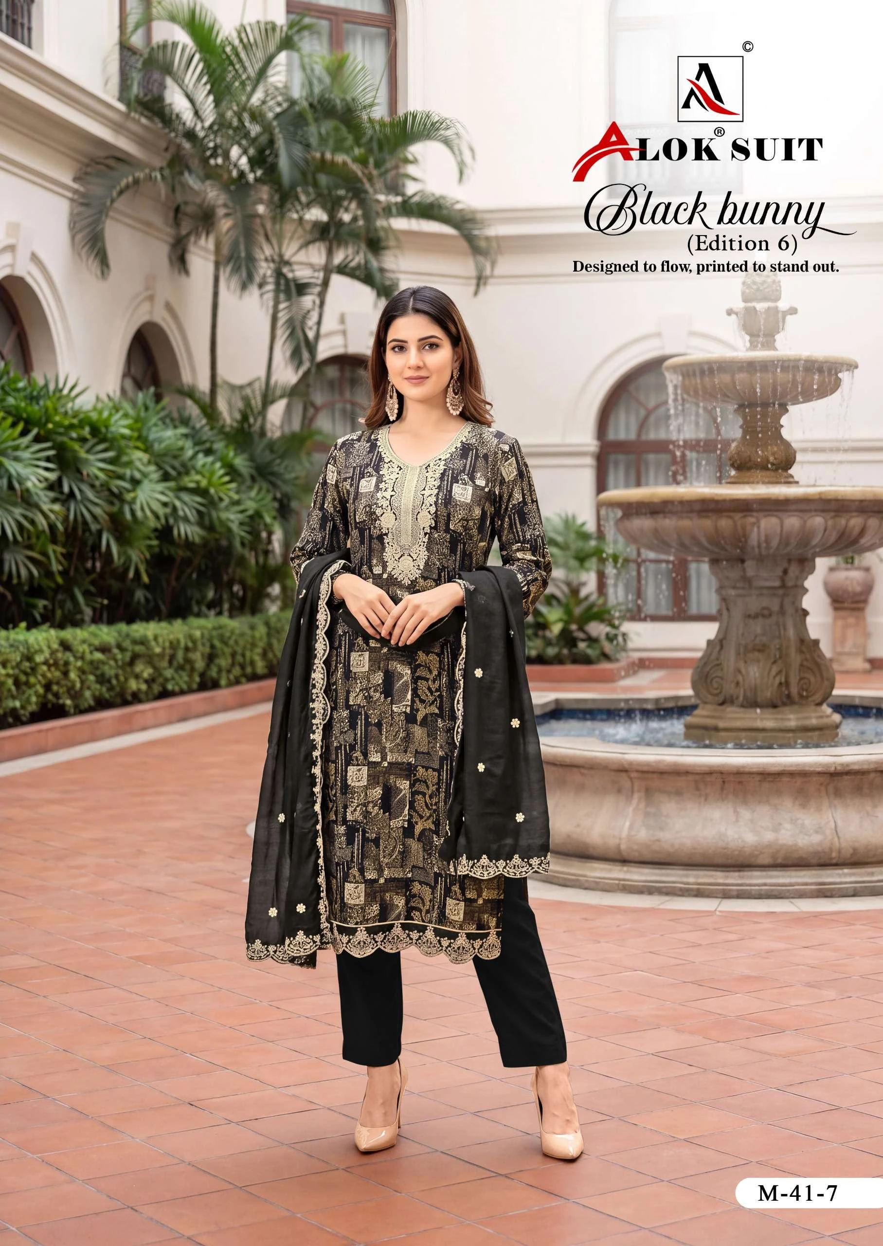 Alok Suits Black Bunny Edition 6 8