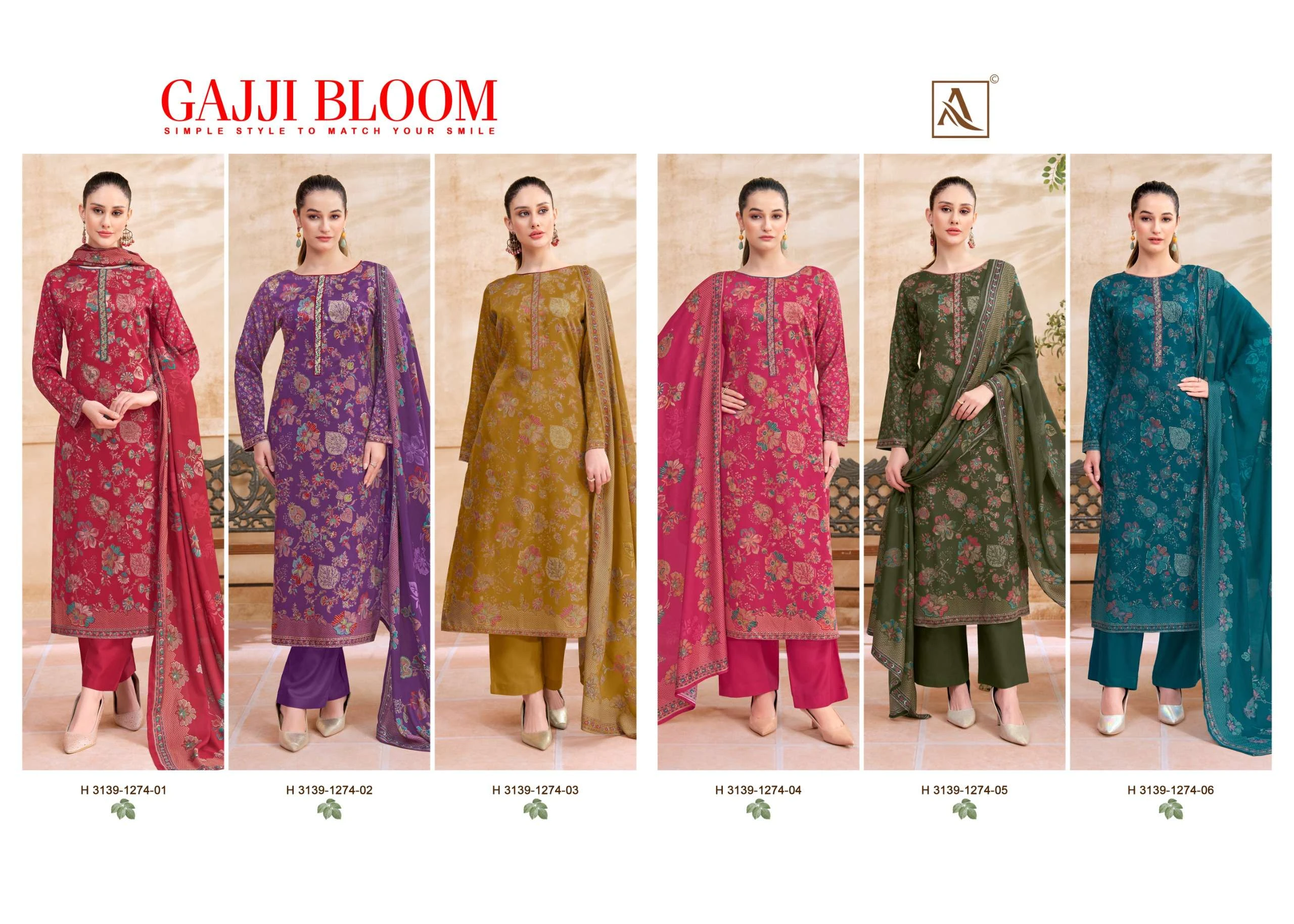 Alok Suits Gajji Bloom 8