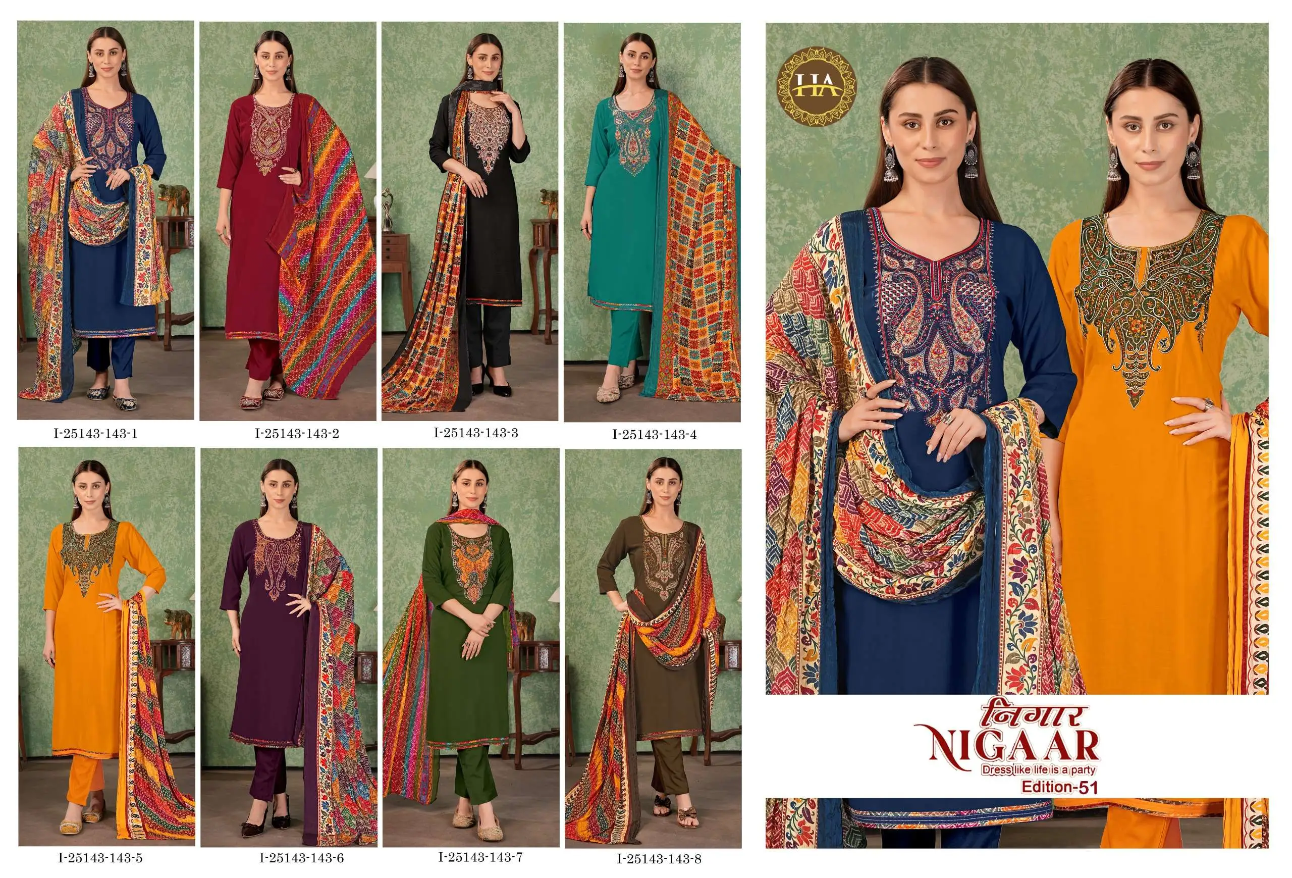 Alok Suits Nigaar Vol 51 10