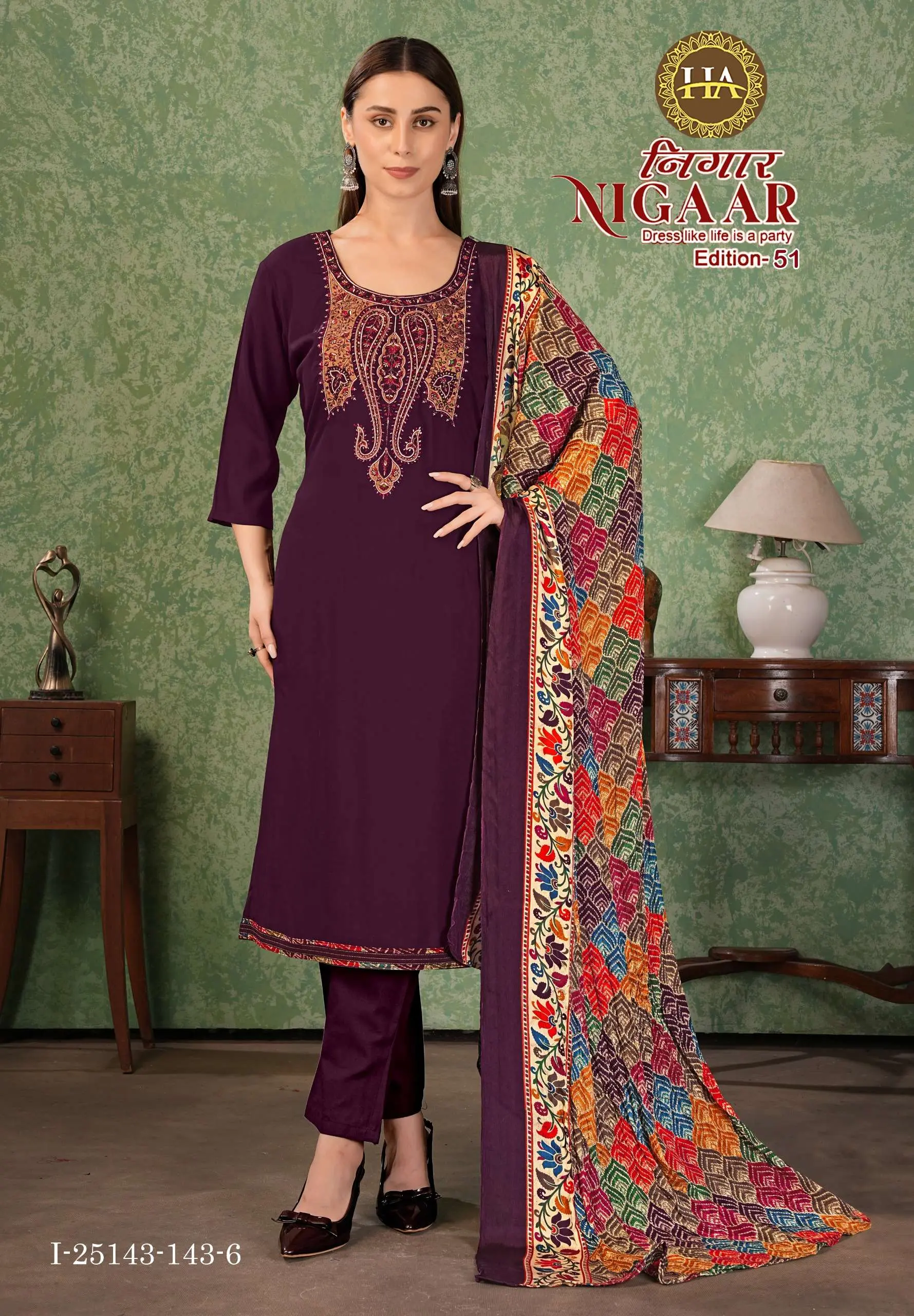 Alok Suits Nigaar Vol 51 8