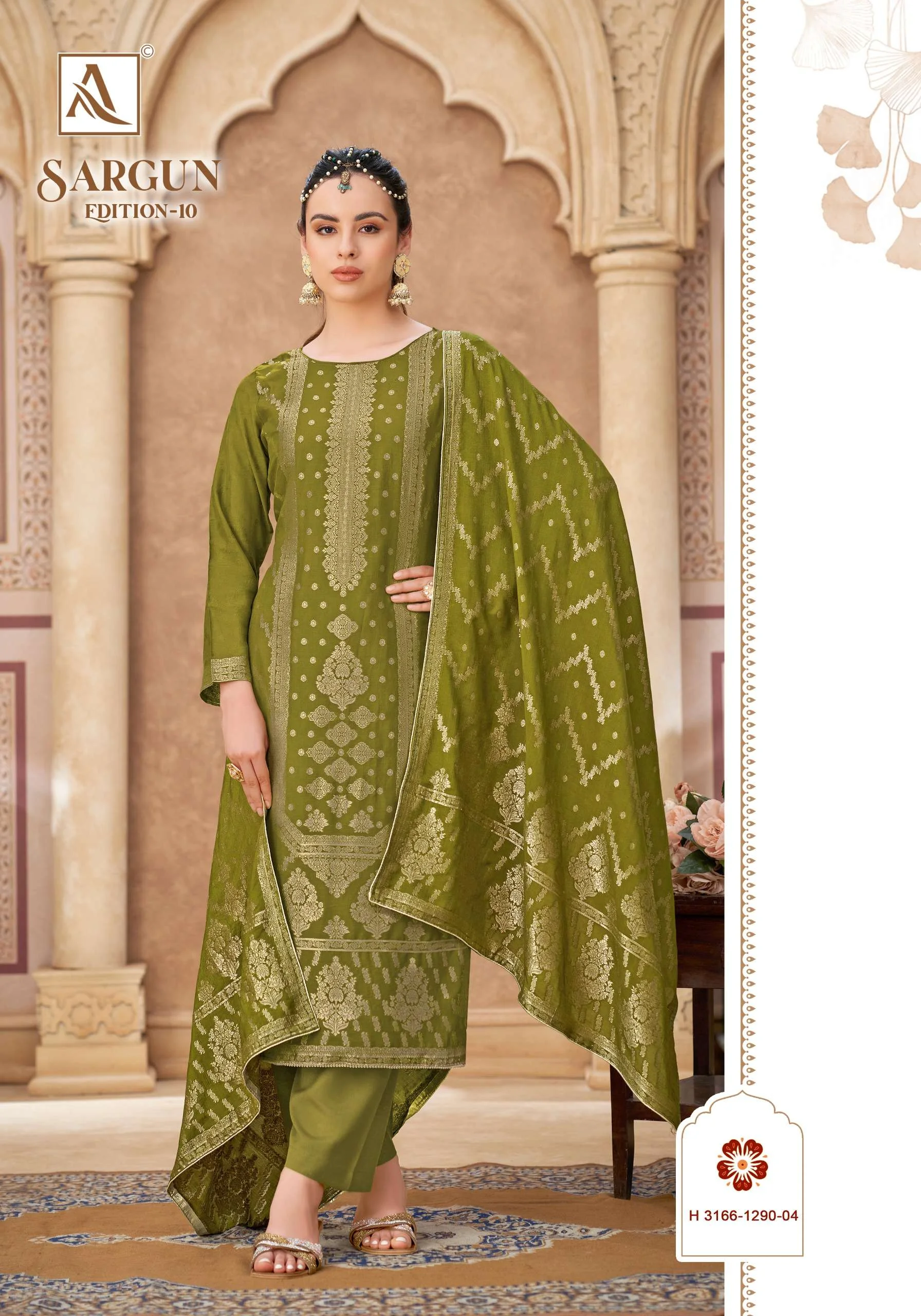 Alok Suits Sargun Vol 10 4