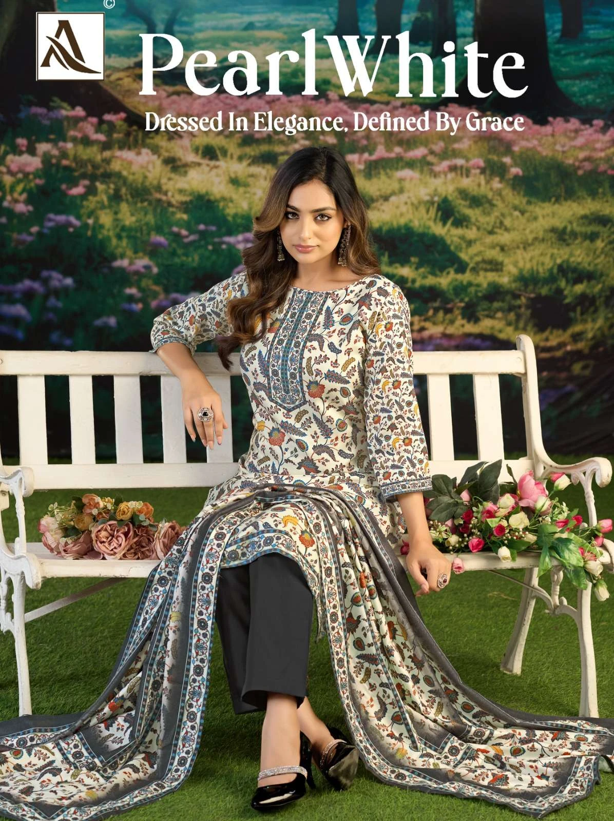 Alok Suits White Pearl 1