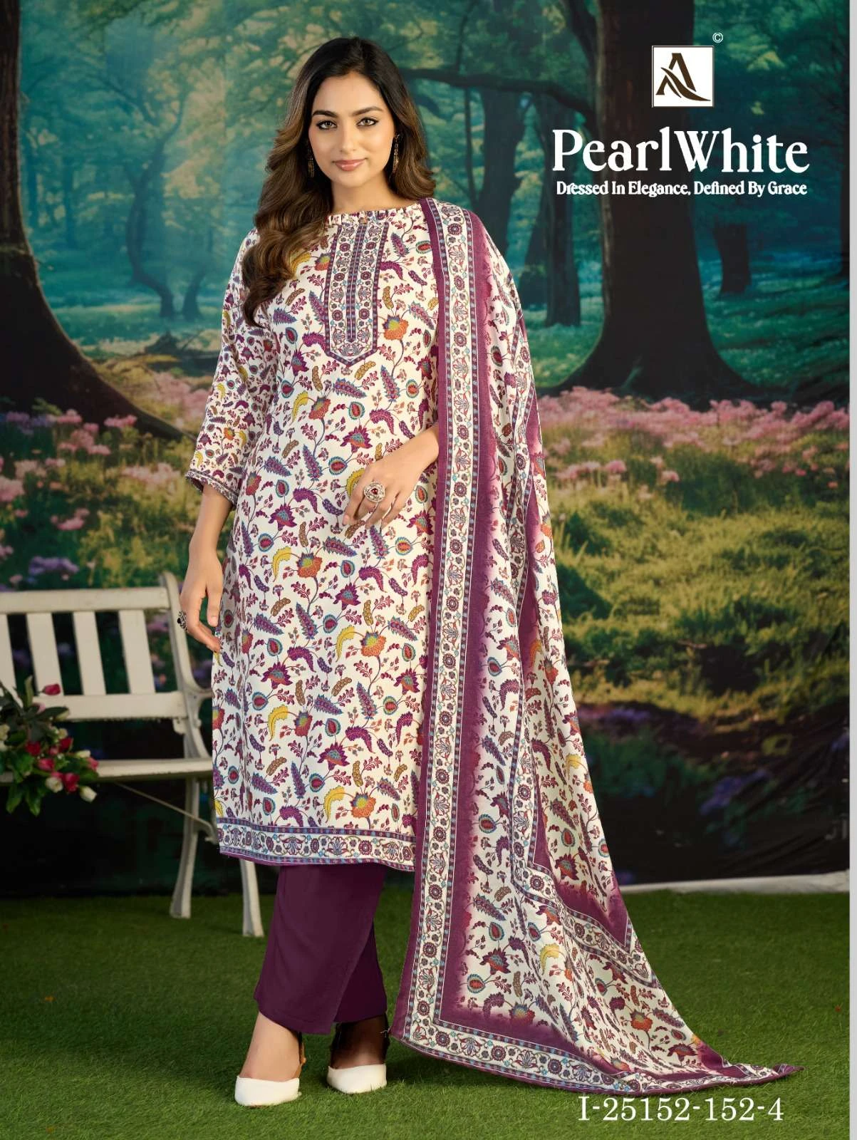 Alok Suits White Pearl 4