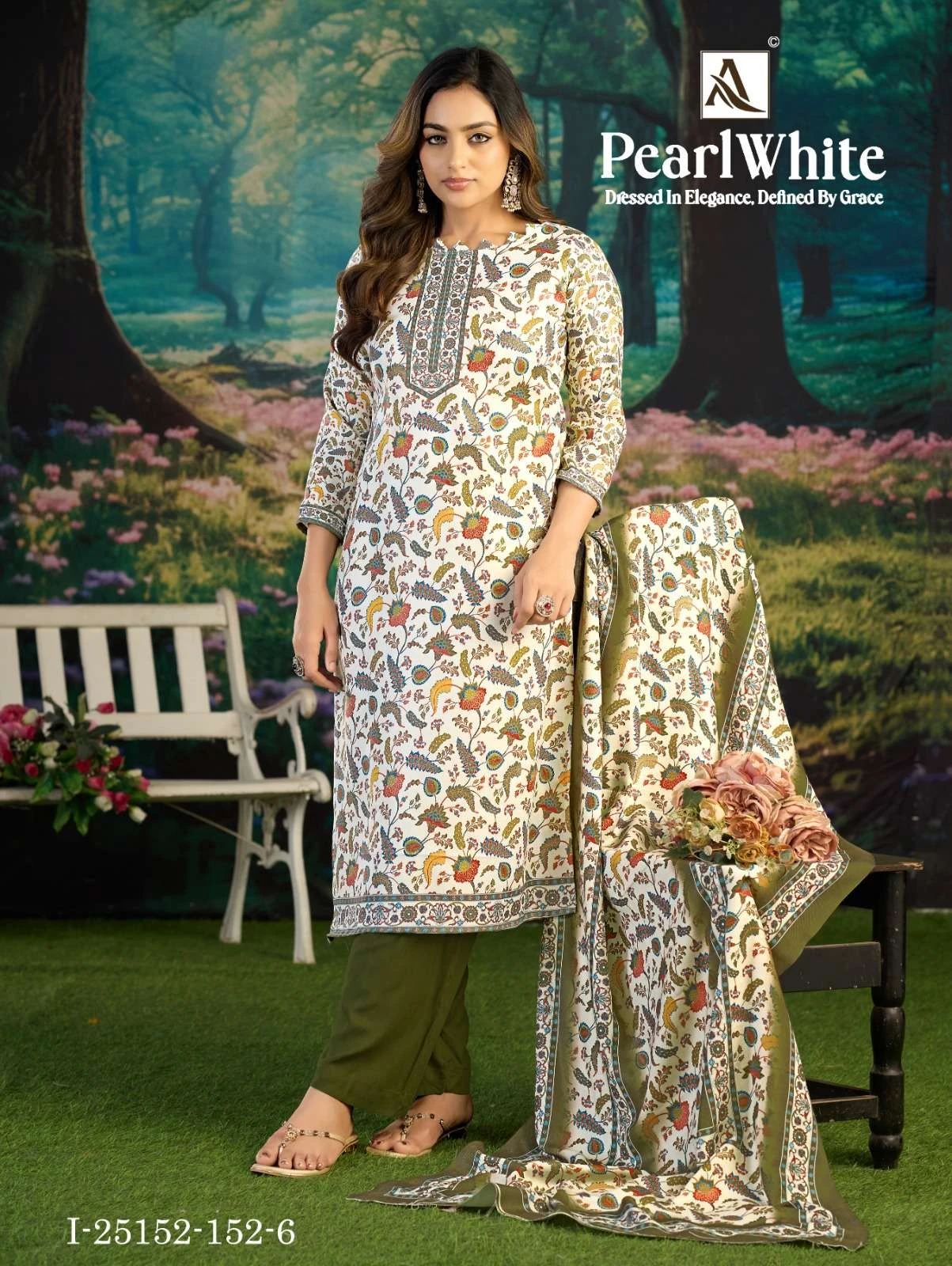 Alok Suits White Pearl 6