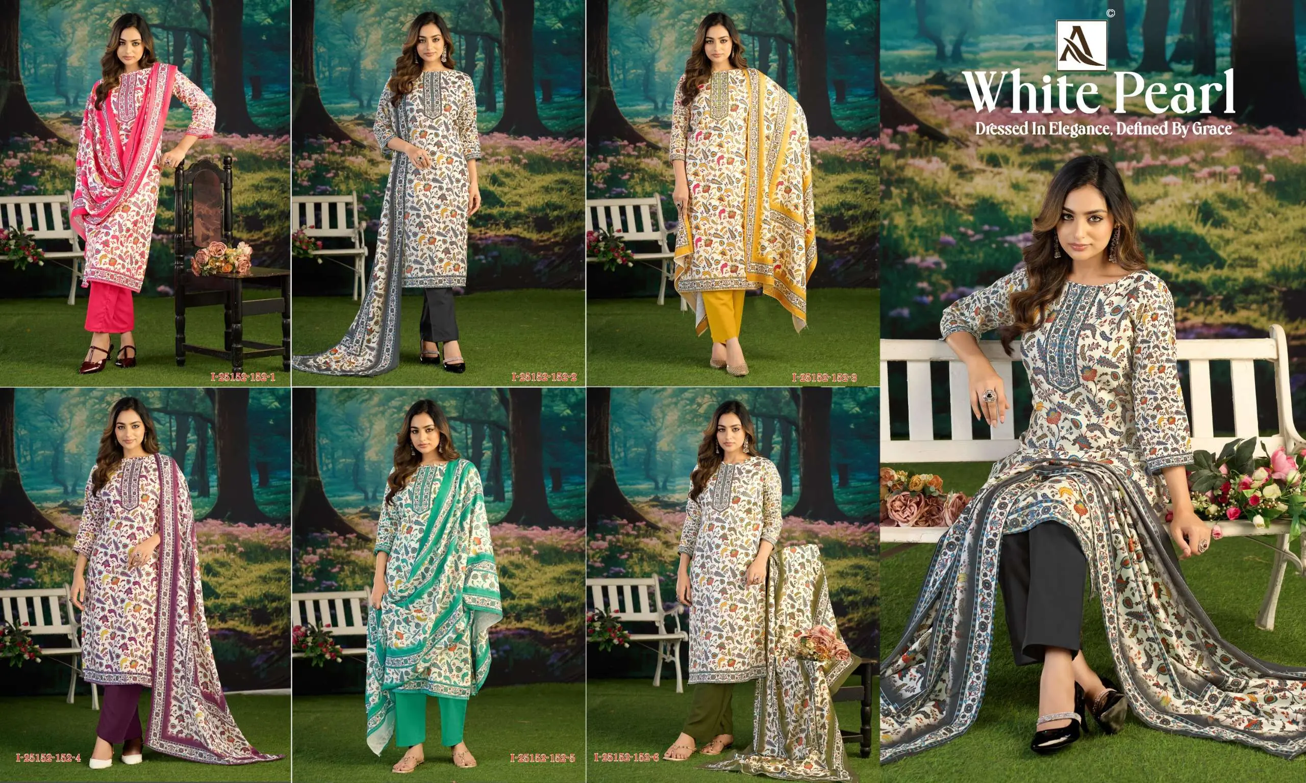 Alok Suits White Pearl 8