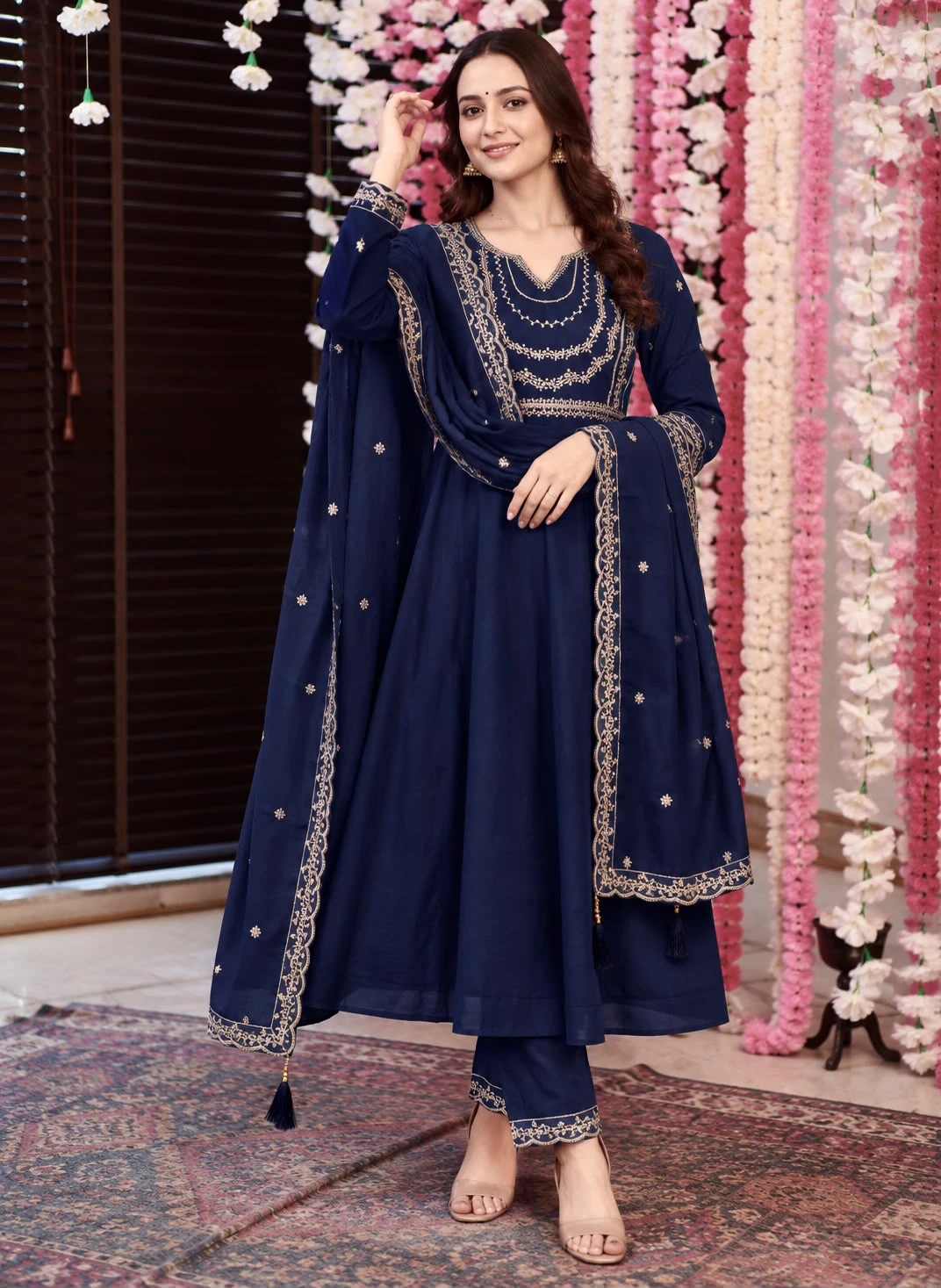 Anaya Roman Silk Anarkali Suit Collection 3