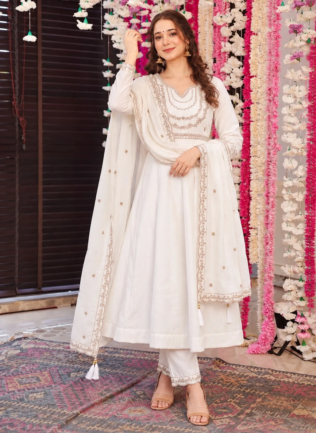 Anaya Roman Silk Anarkali Suit Collection 6