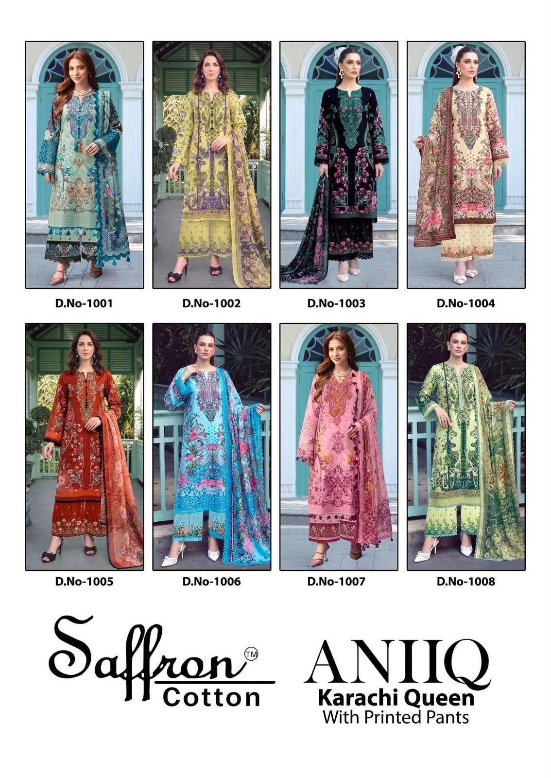 Aniq Karachi Queen With Printed Pants 10