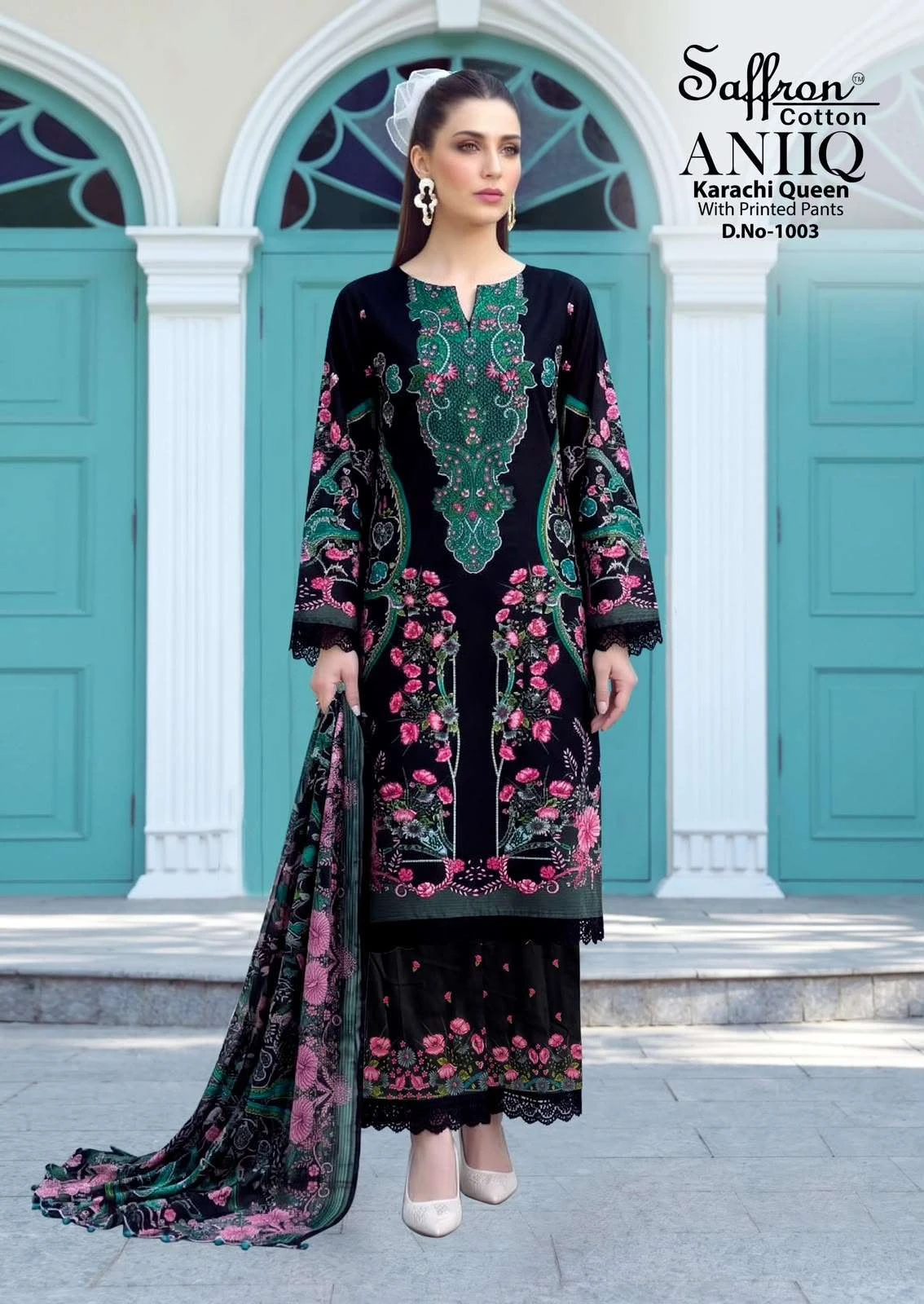 Aniq Karachi Queen With Printed Pants 12