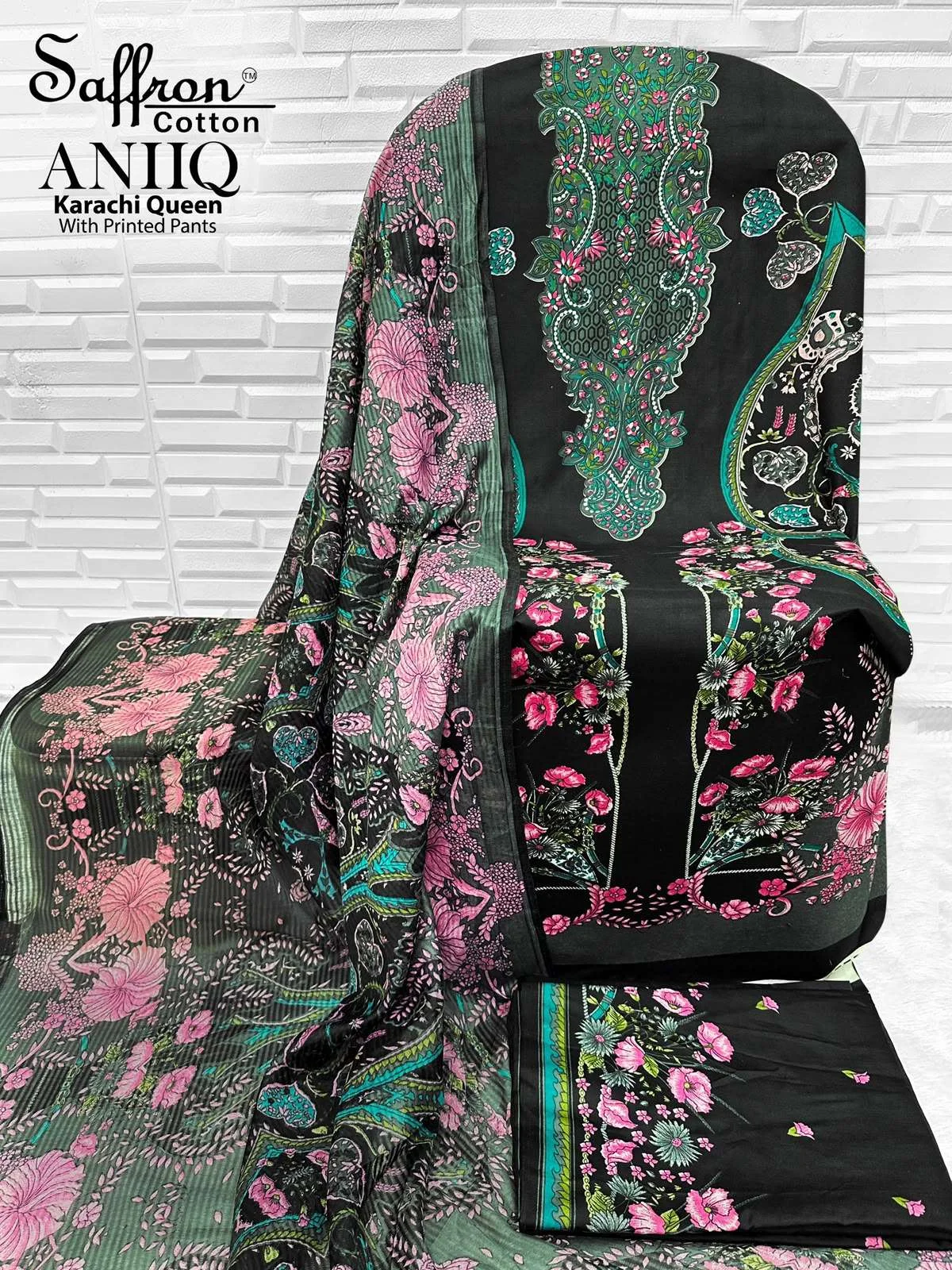 Aniq Karachi Queen With Printed Pants 13