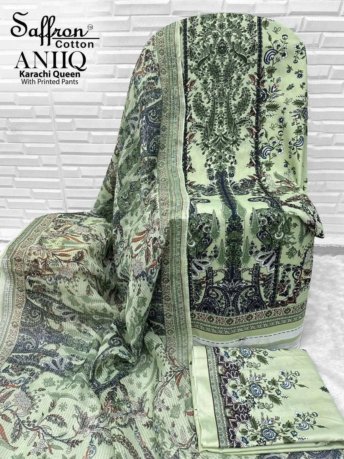 Aniq Karachi Queen With Printed Pants 7