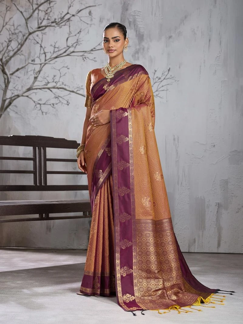 Ast Advika Silk Zari Weaving Festival Wear Saree Collection 5