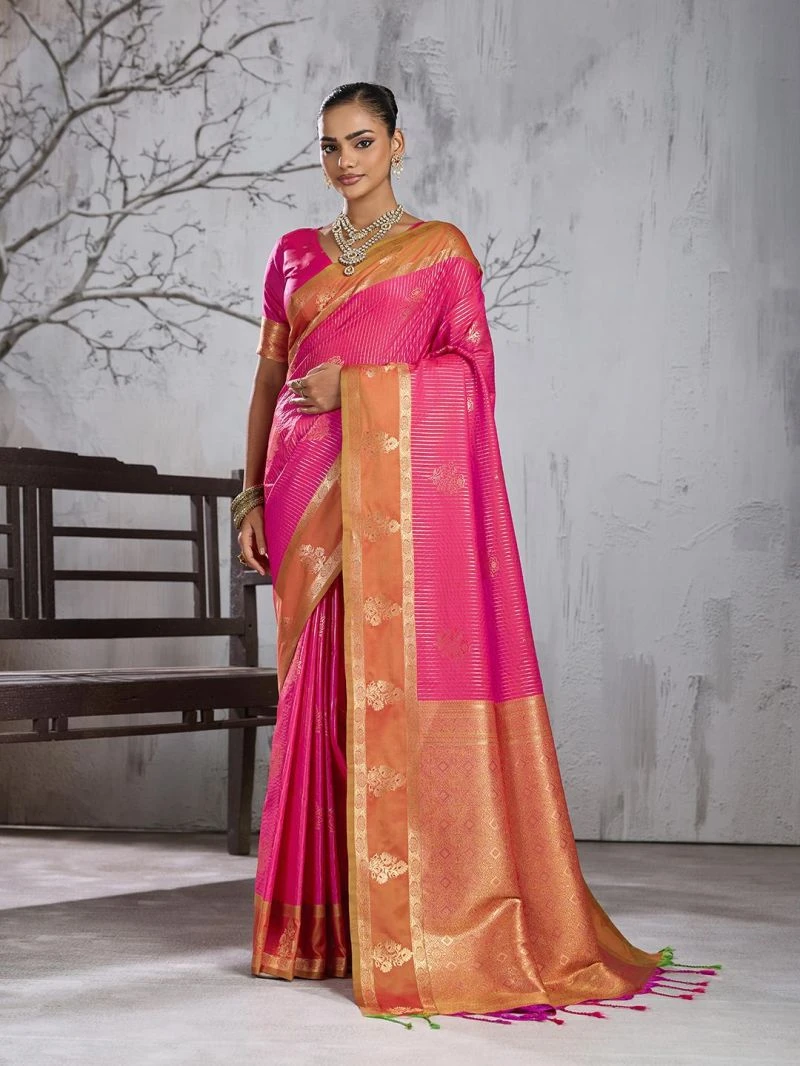 Ast Advika Silk Zari Weaving Festival Wear Saree Collection 6