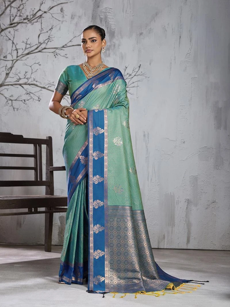 Ast Advika Silk Zari Weaving Festival Wear Saree Collection 7