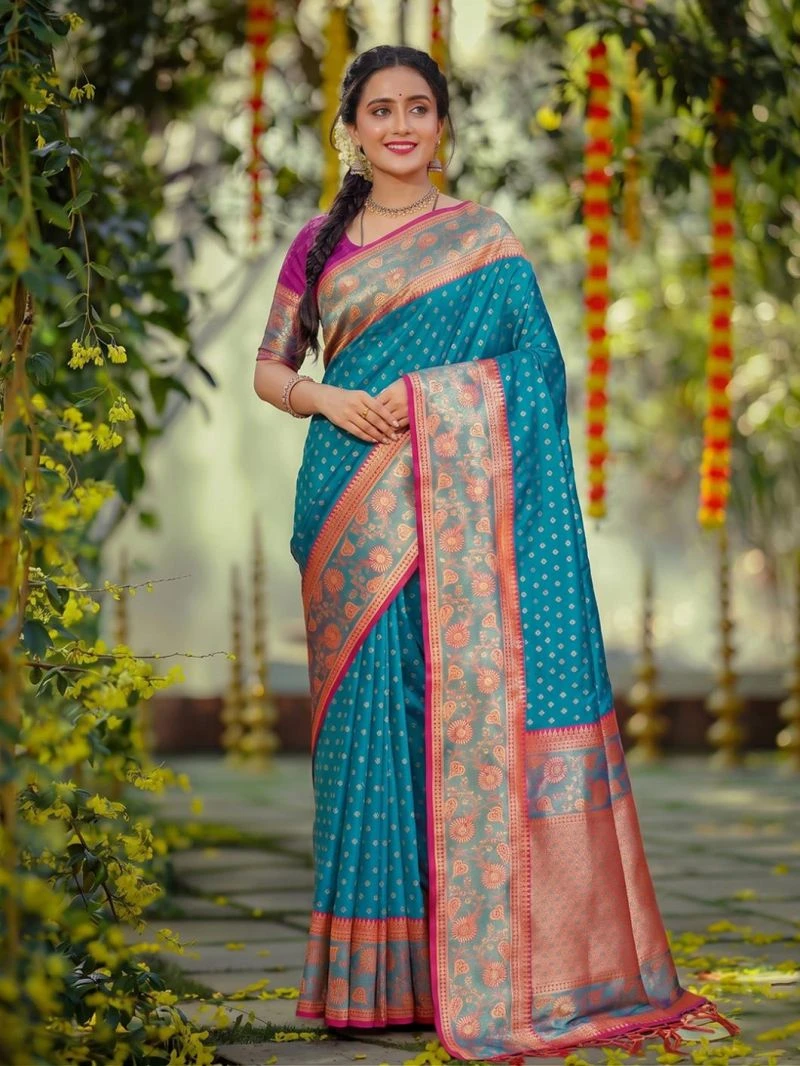 Ast Afreen Vol 2 Silk Zari Weaving Saree Collection 4