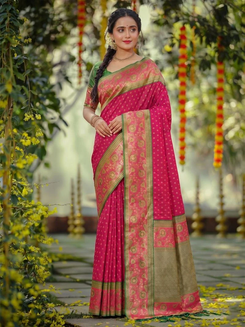 Ast Afreen Vol 2 Silk Zari Weaving Saree Collection 5